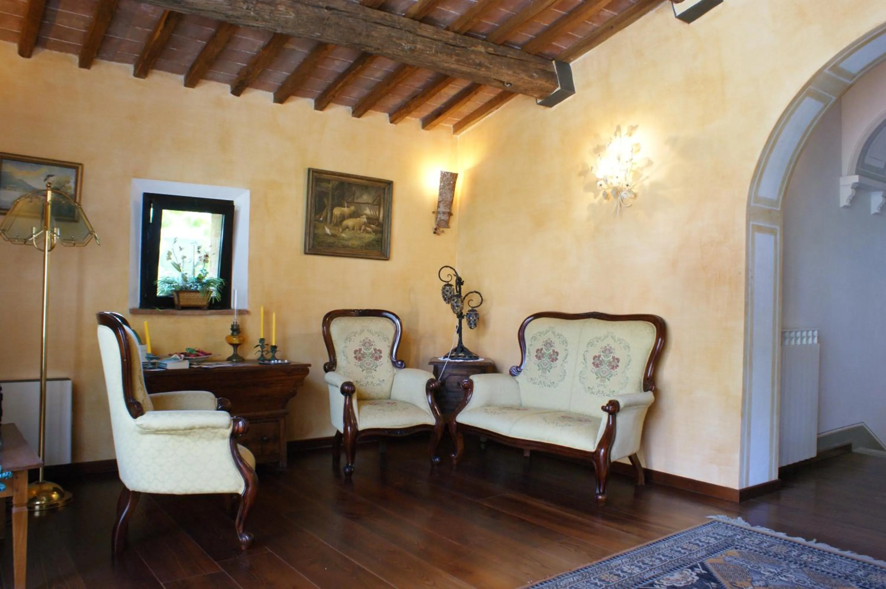 Lounge or bar in Casa Lucia in Chianti