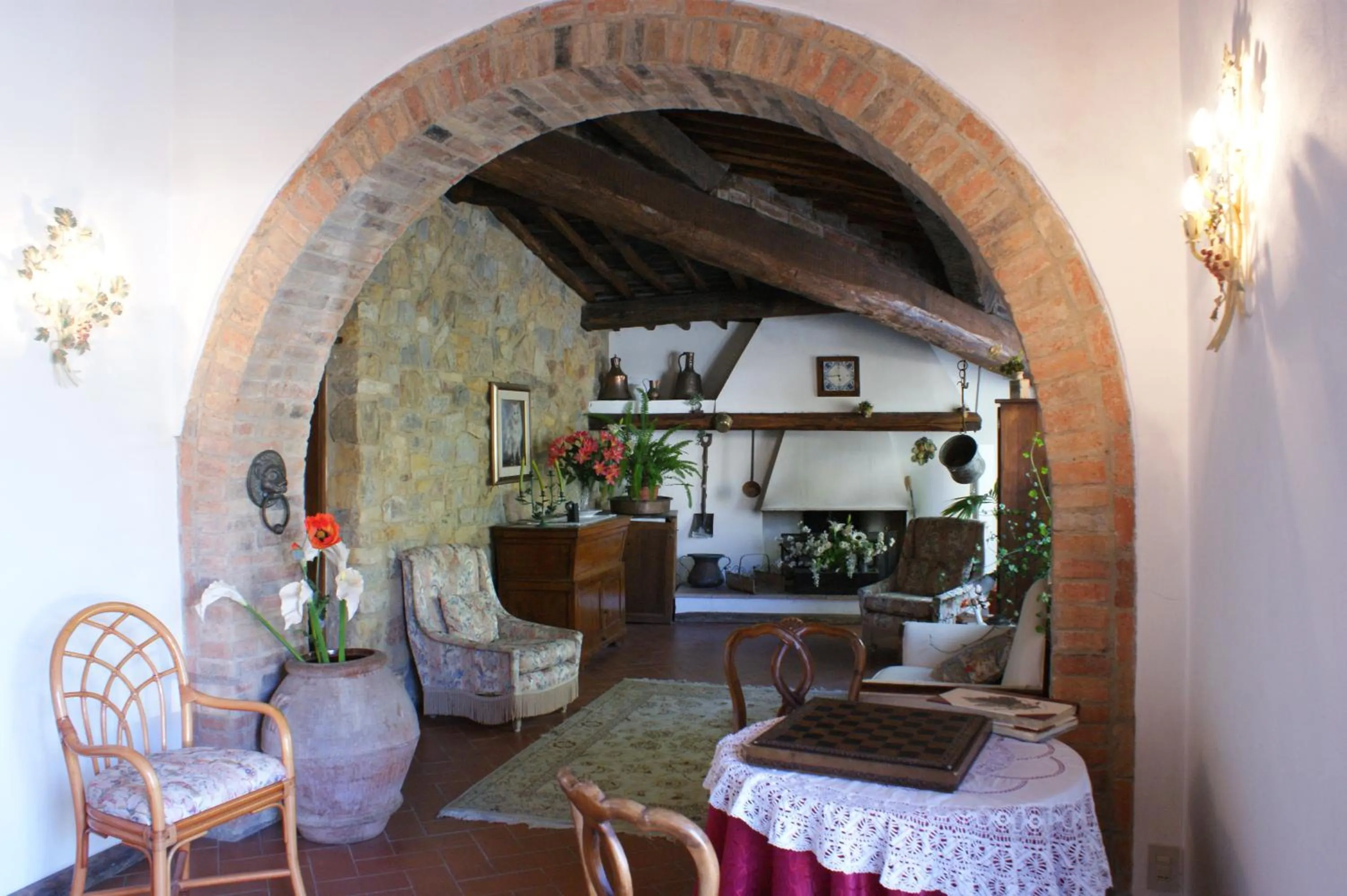 Area and facilities in Casa Lucia in Chianti