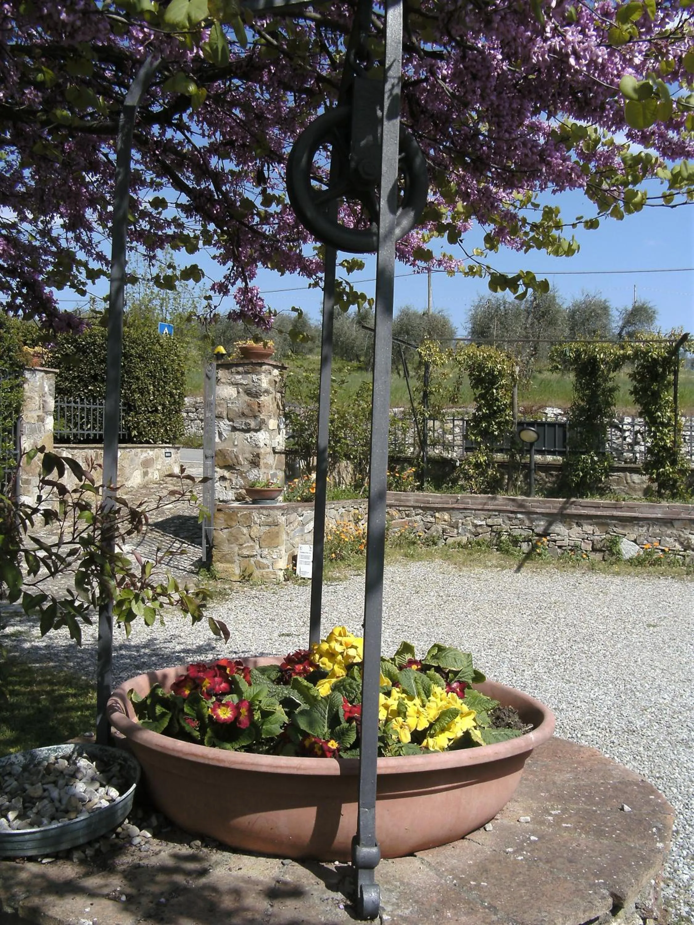 Facade/entrance in Casa Lucia in Chianti