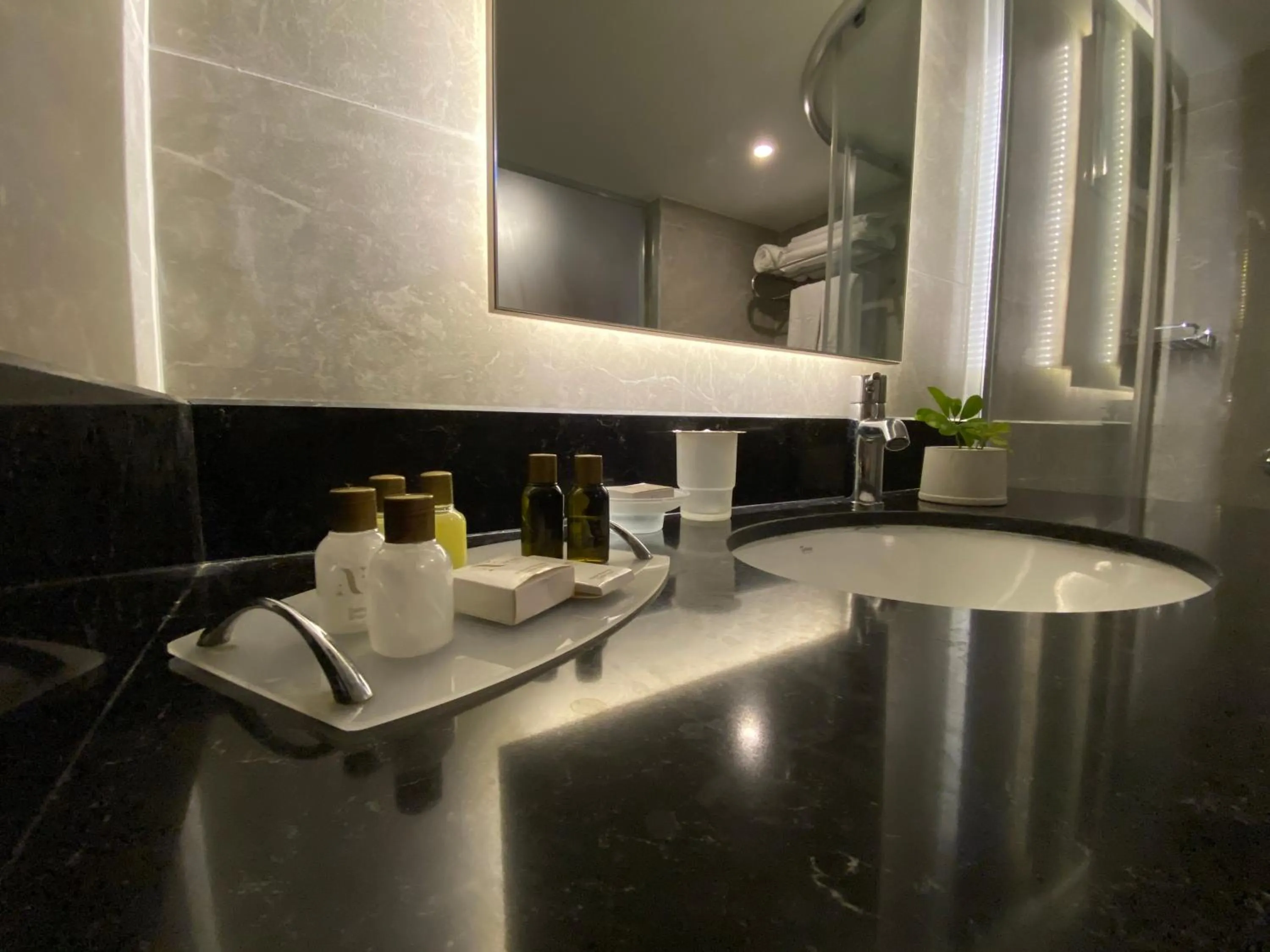 Bathroom in Nobel Hotel