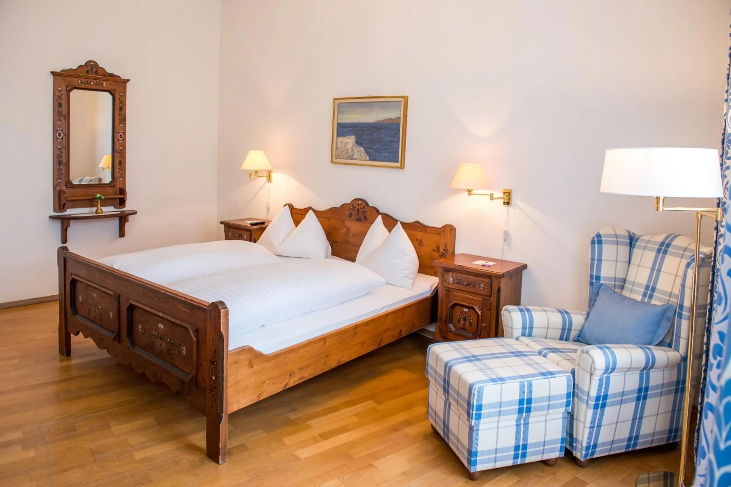 Bedroom, Bed in Hotel Kartause