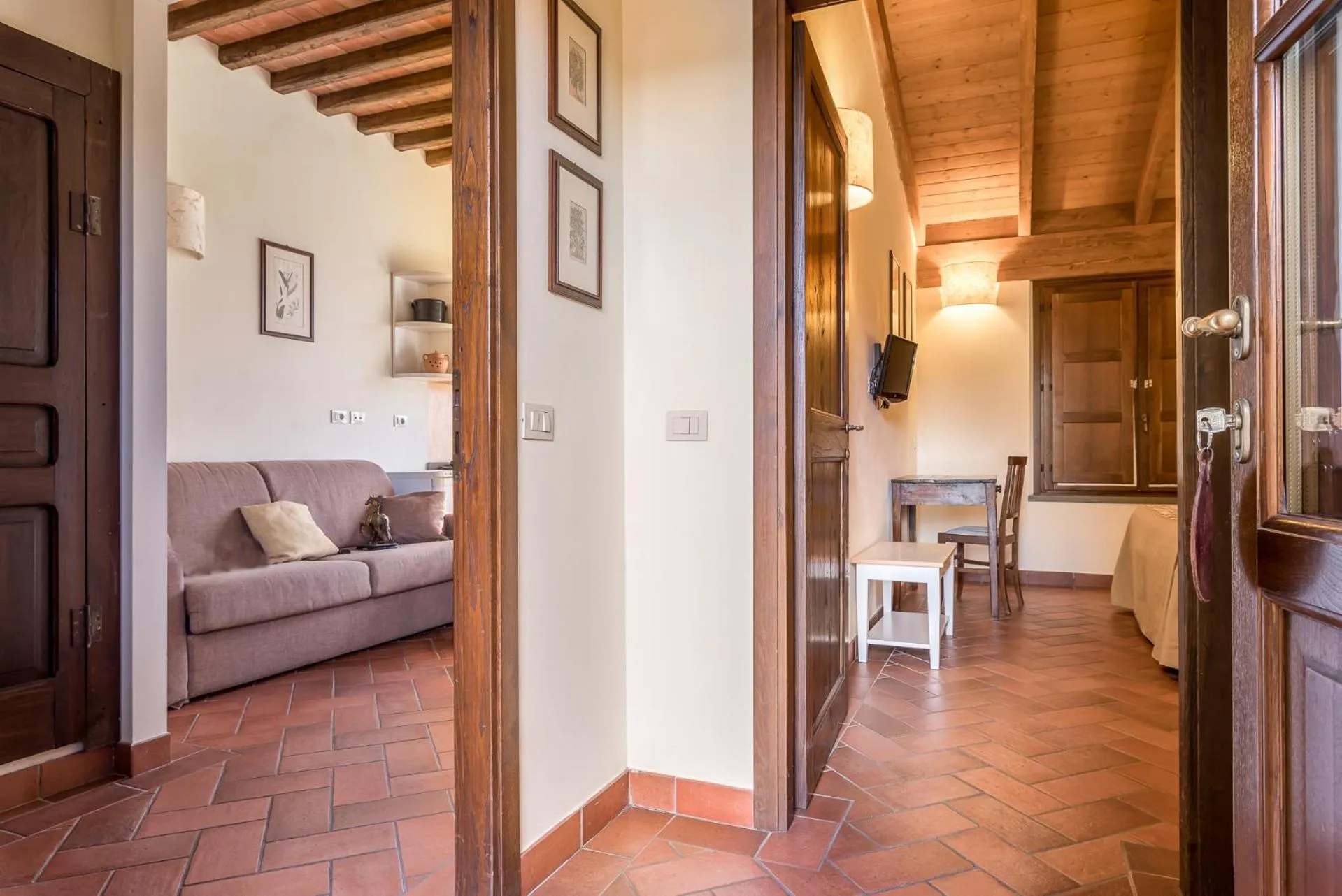 Living room in Antico Casale