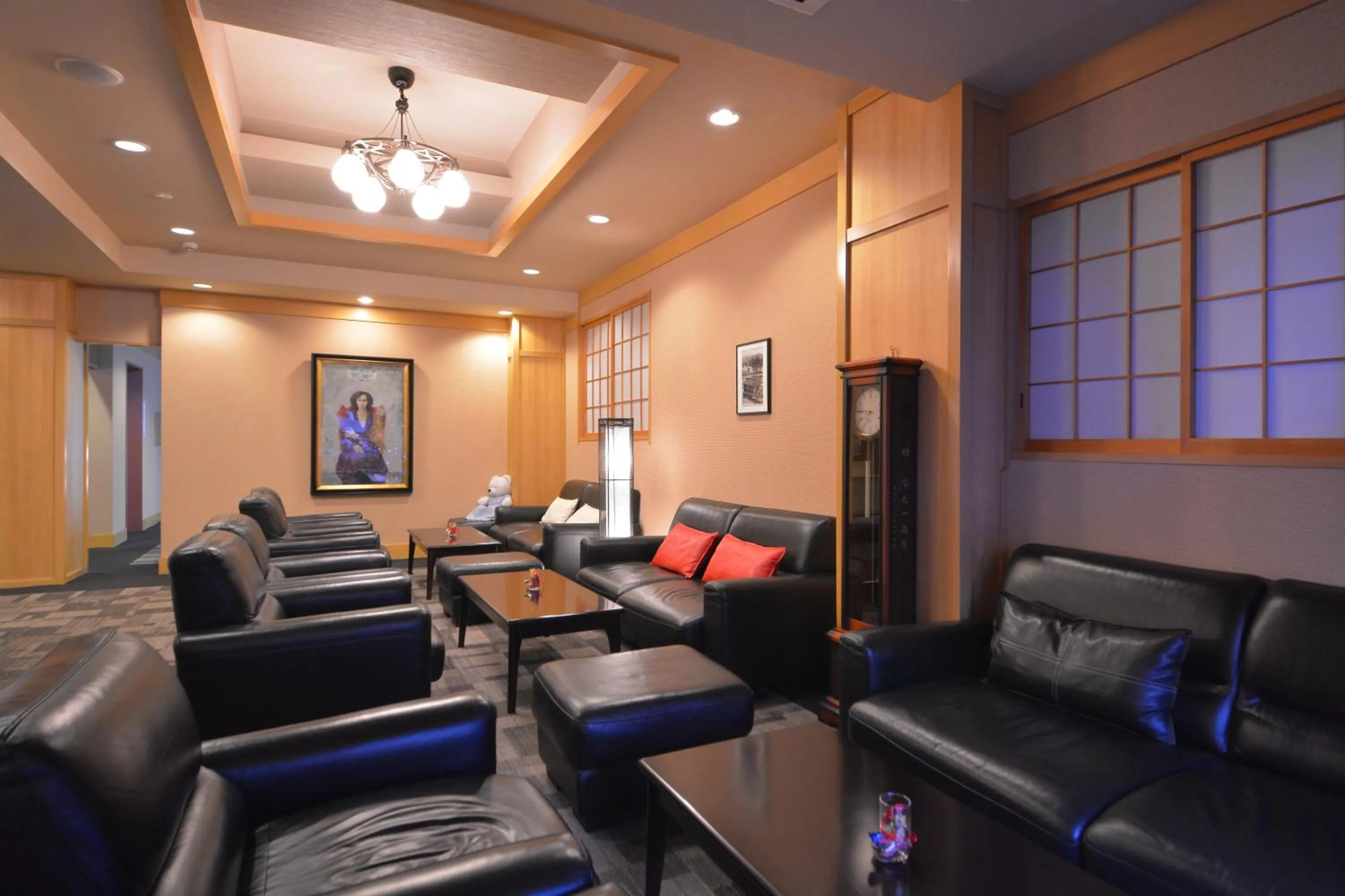 Lobby or reception in Nikko Tokinoyuu