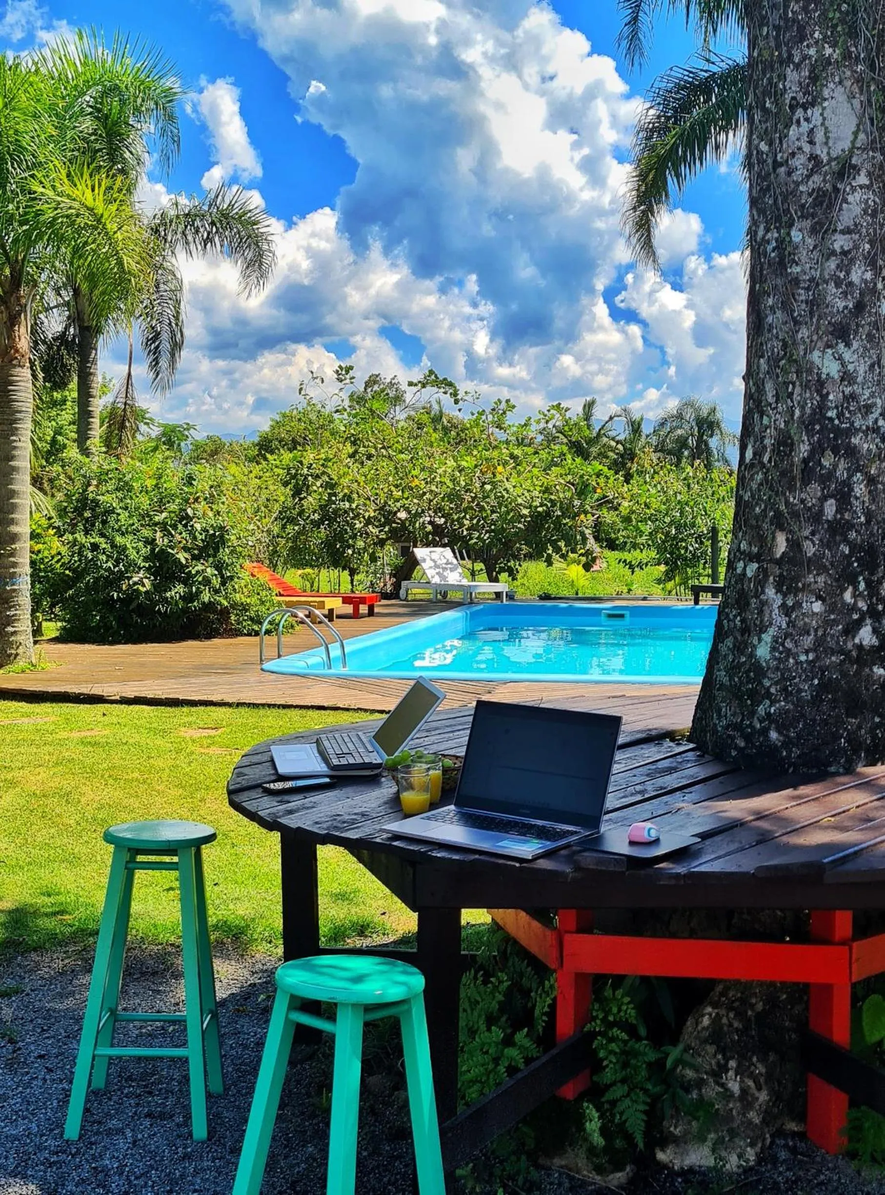 Garden in Pousada Areias do Embaú