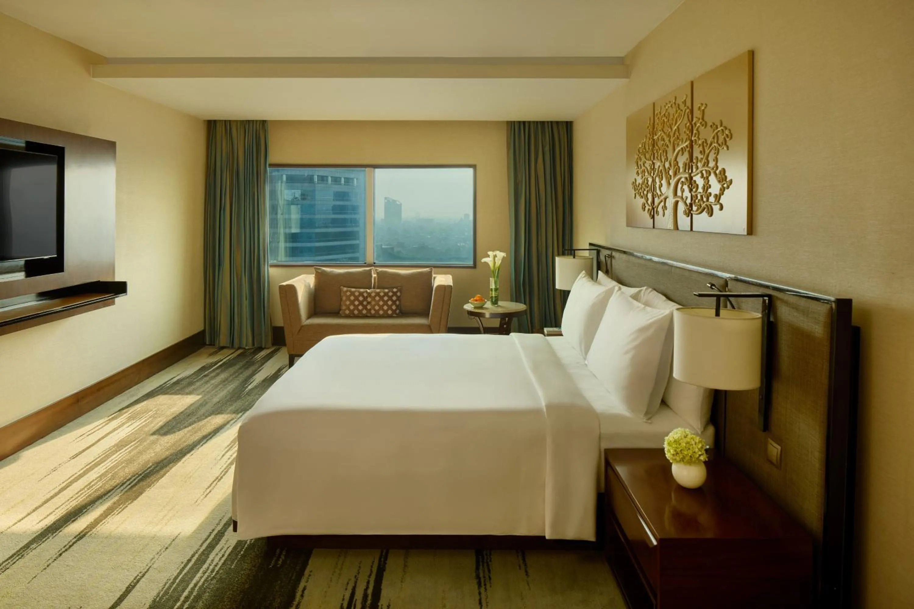 Property building, Bed in Gran Melia Jakarta