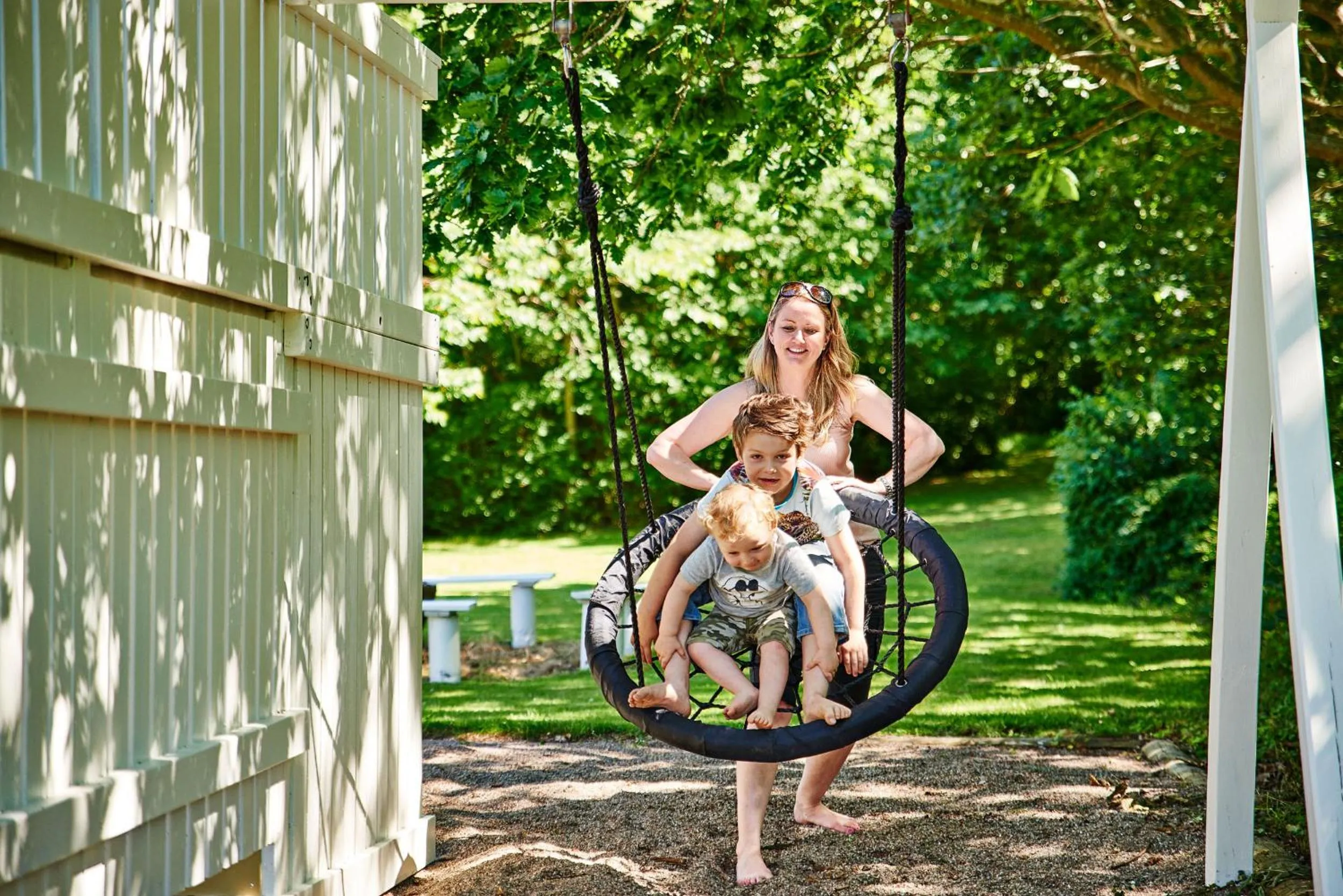 Children play ground in Flinten Horsens