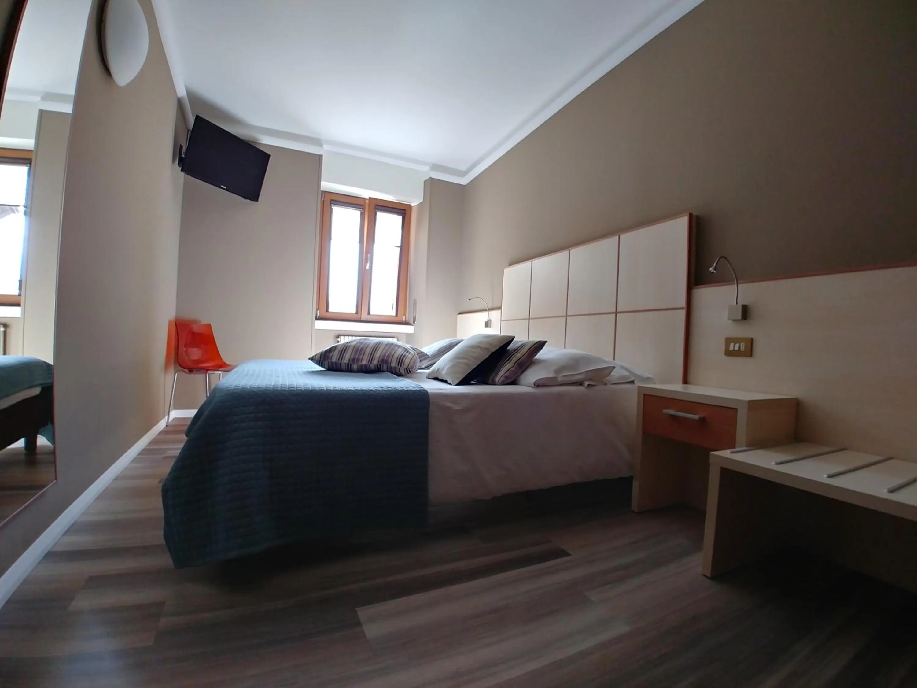 Bed in Albergo Aurora