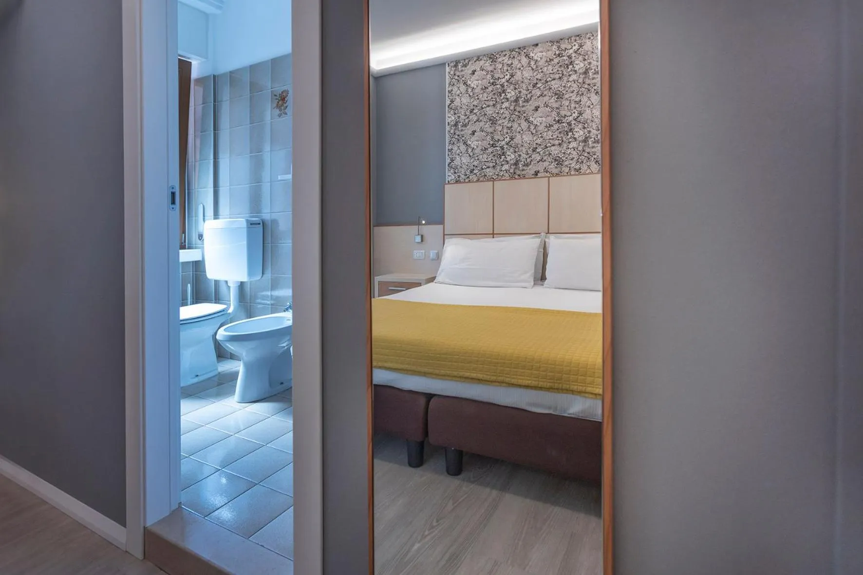 Bed in Albergo Aurora