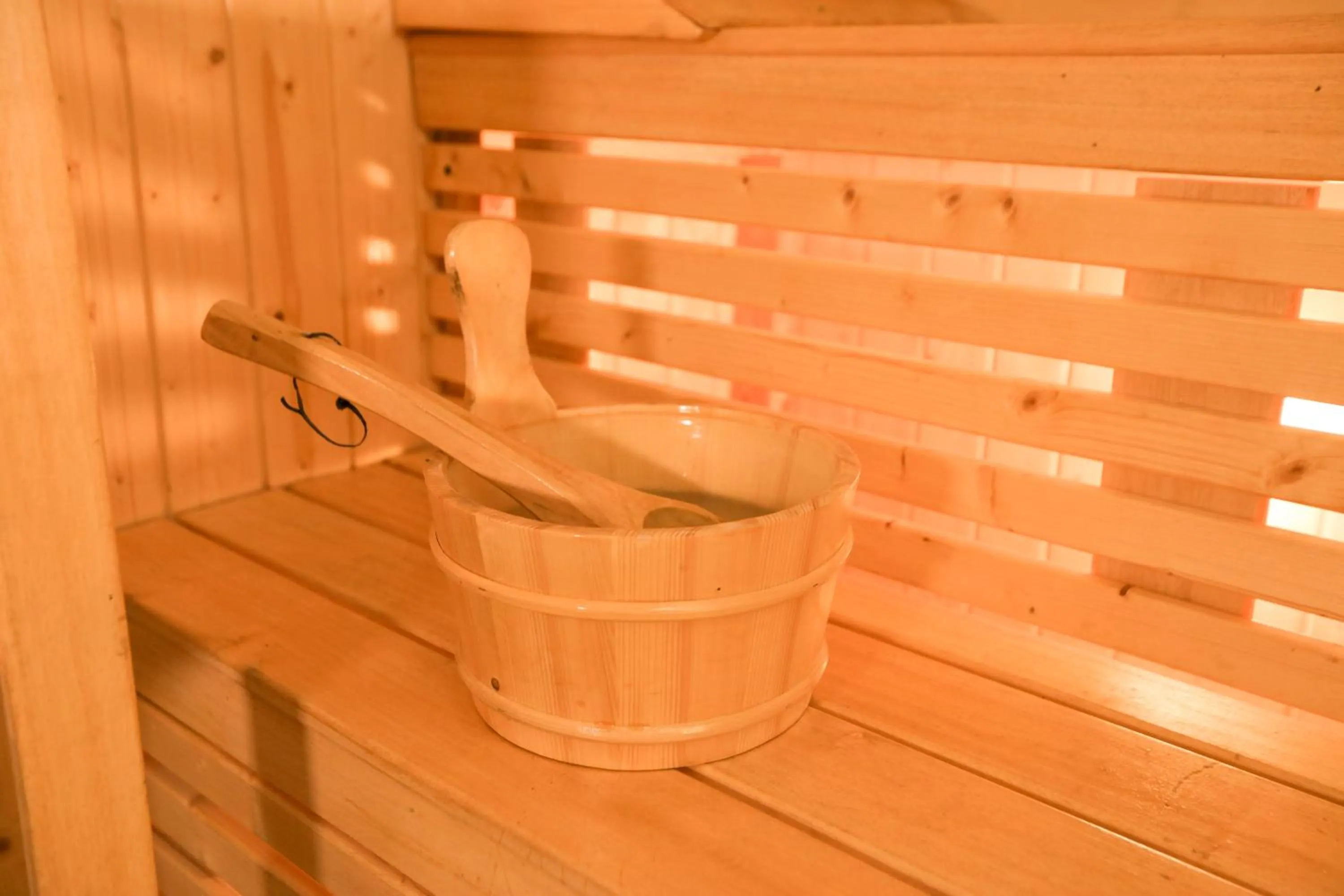 Sauna in Mezena Resort & SPA