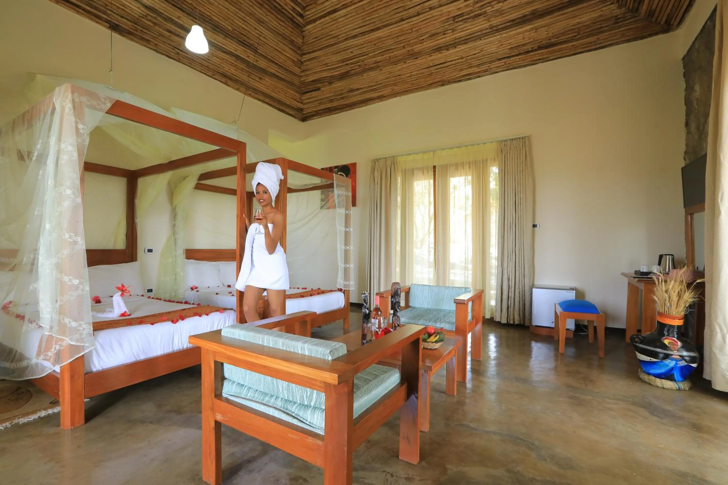 Photo of the whole room, Bed in Mezena Resort & SPA