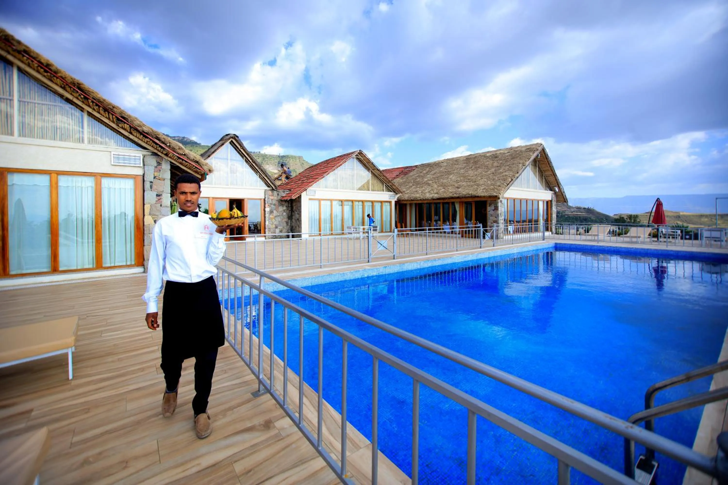 Pool view in Mezena Resort & SPA
