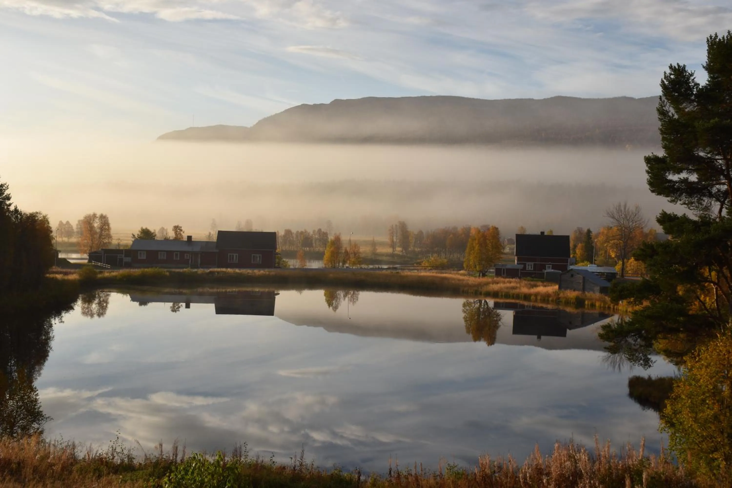City view in Ammarnäs Wärdshus