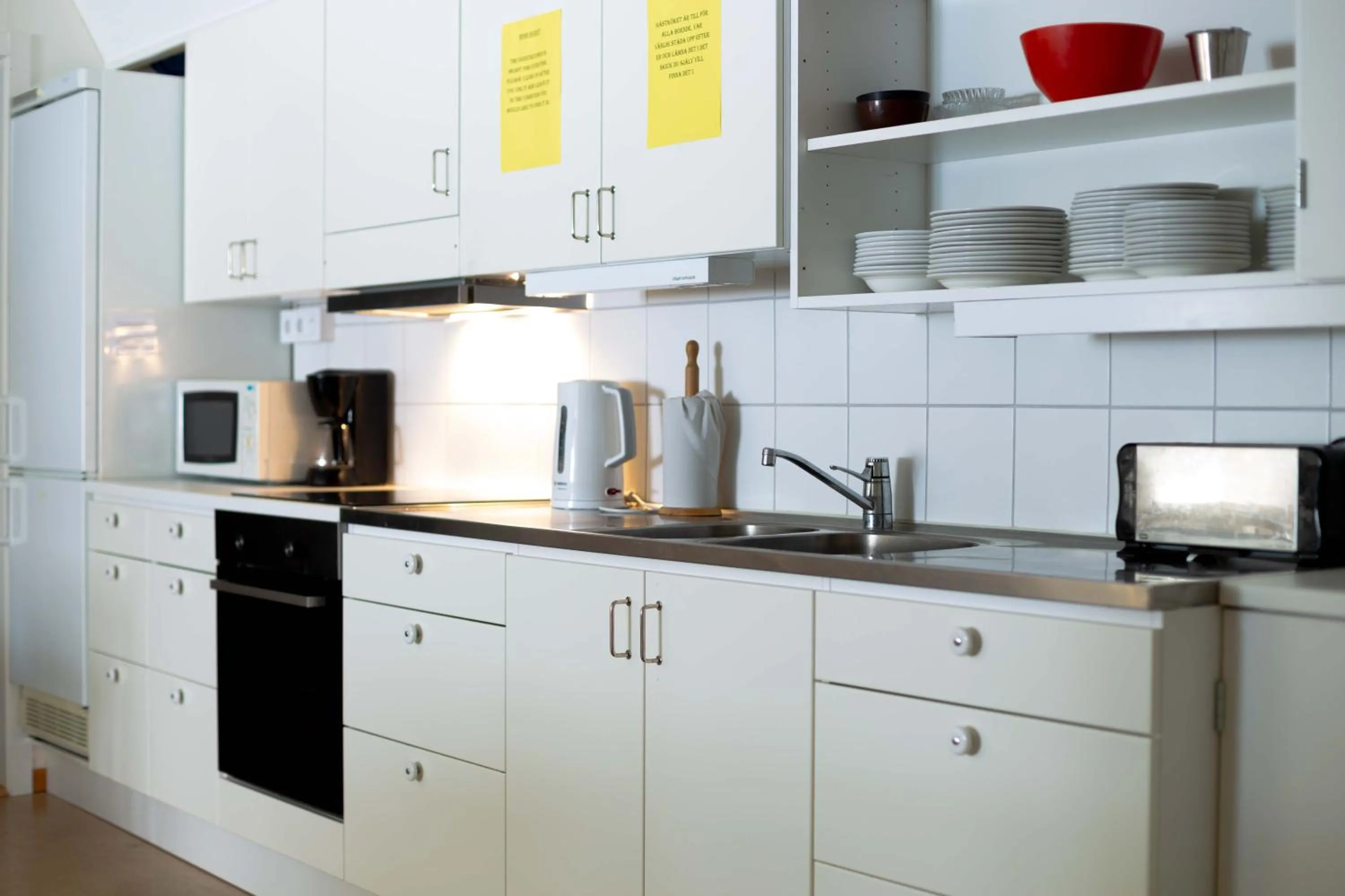 Communal kitchen in Ammarnäs Wärdshus