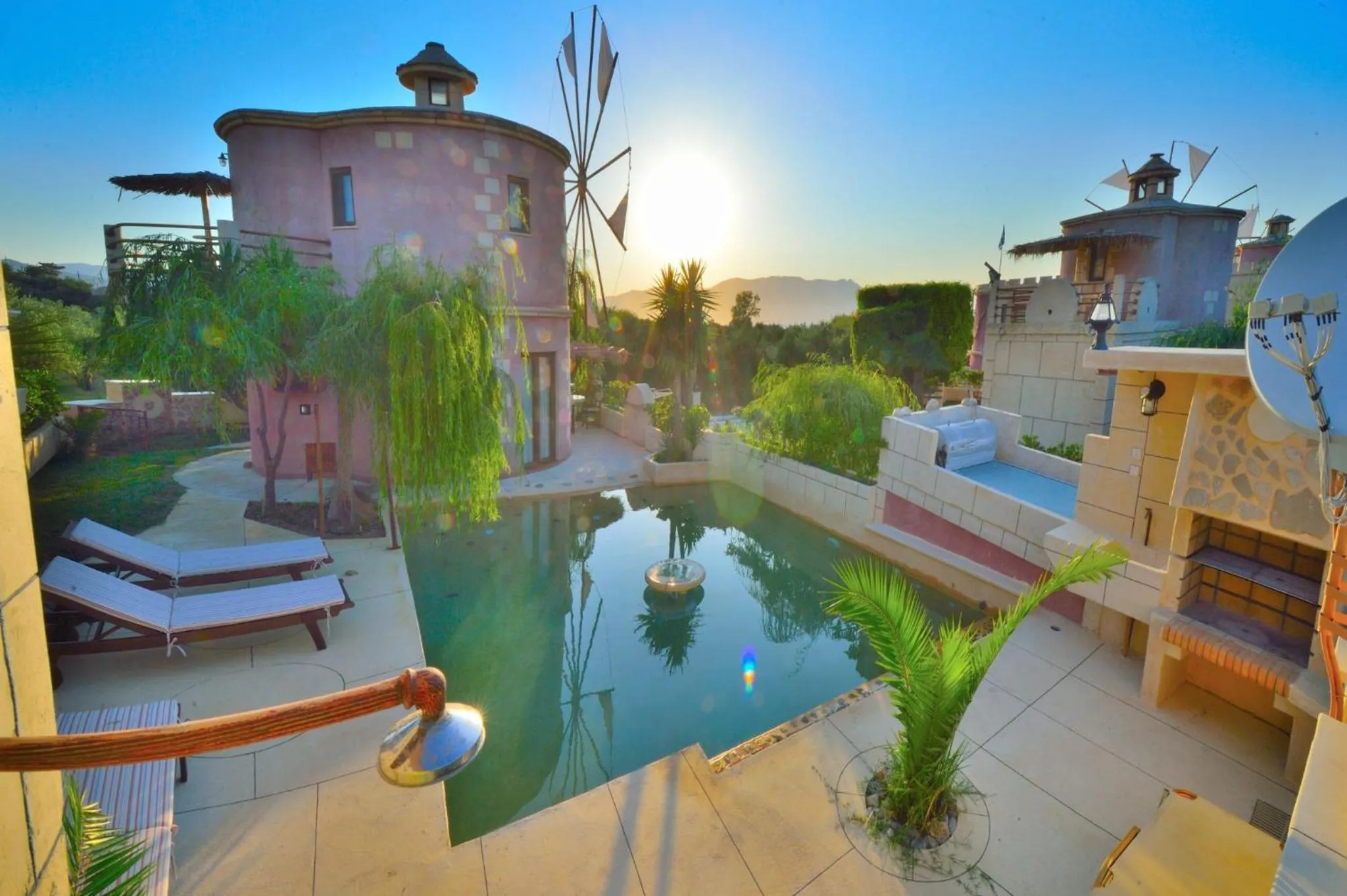 Swimming pool in Anemomili Village