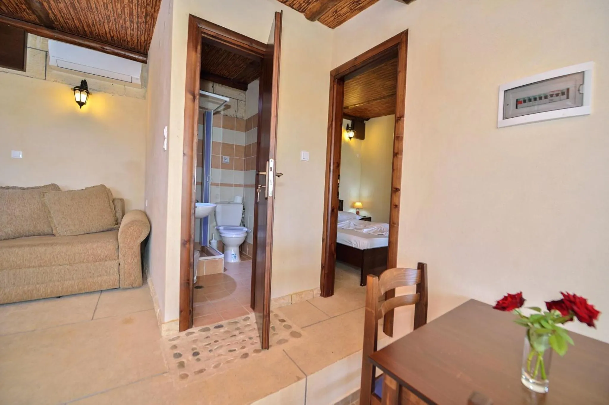 Toilet, Bed in Anemomili Village