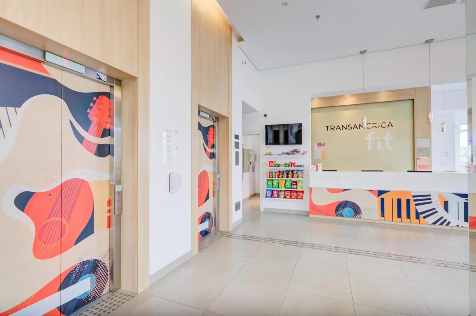 Lobby or reception in Transamerica Fit Jacareí