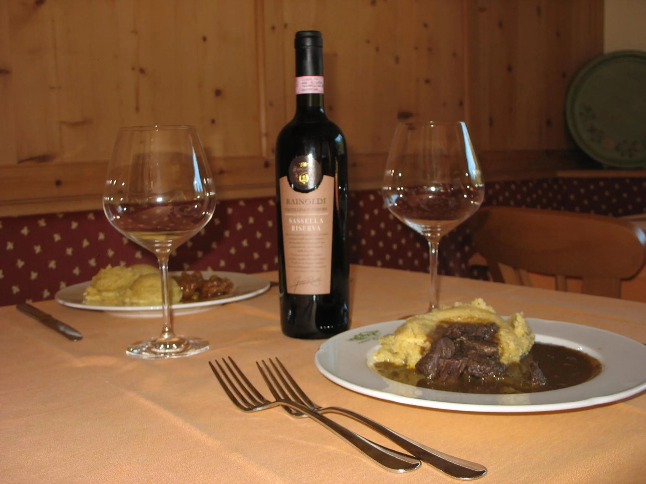 Alcoholic drinks in Hotel Cevedale