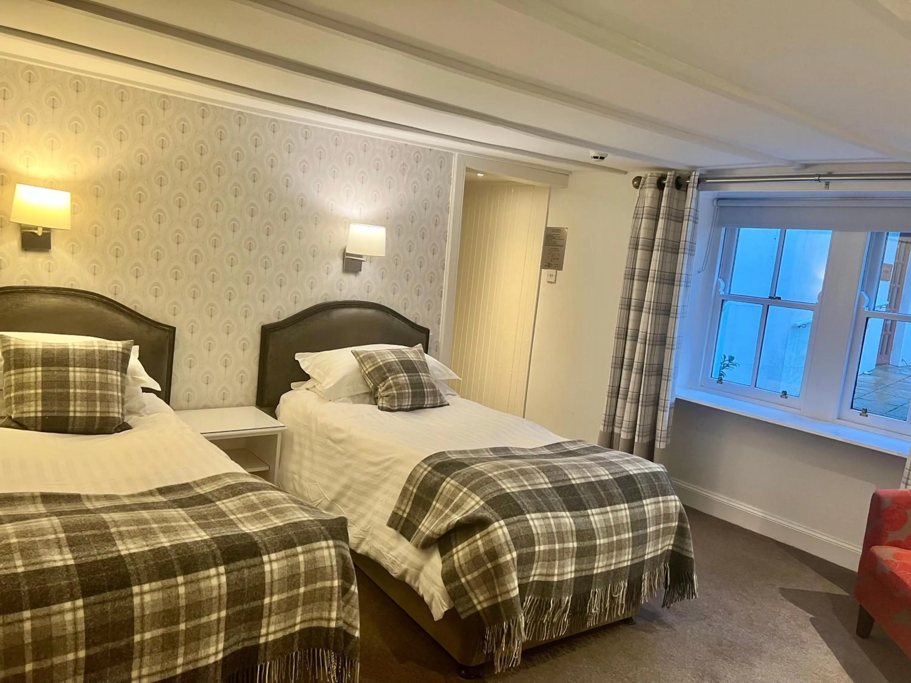 Bed in Selkirk Arms Hotel