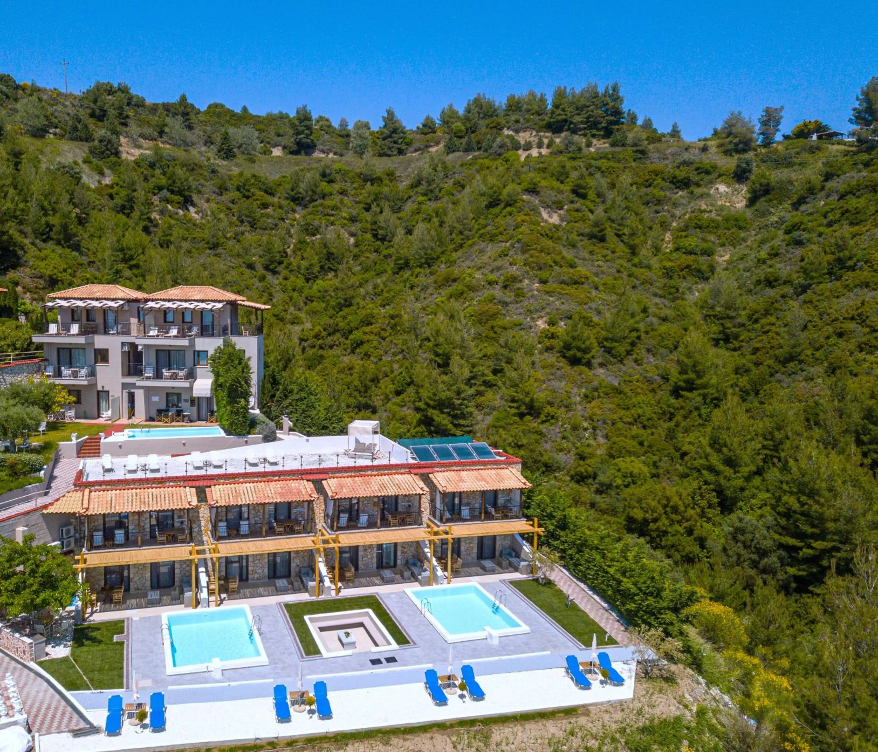 Property building in Koumaros Aparthotel