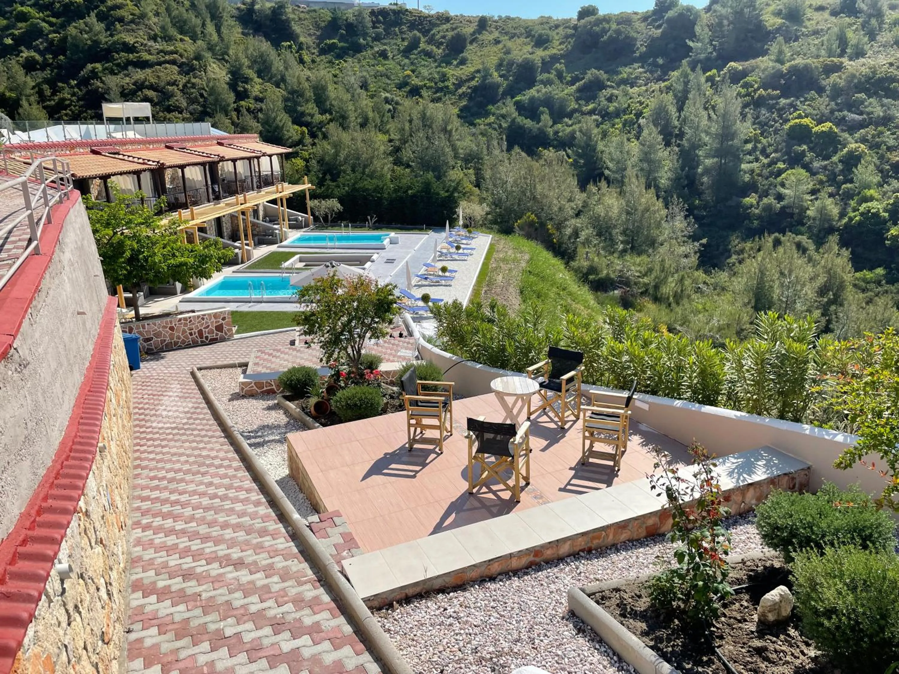 Property building in Koumaros Aparthotel