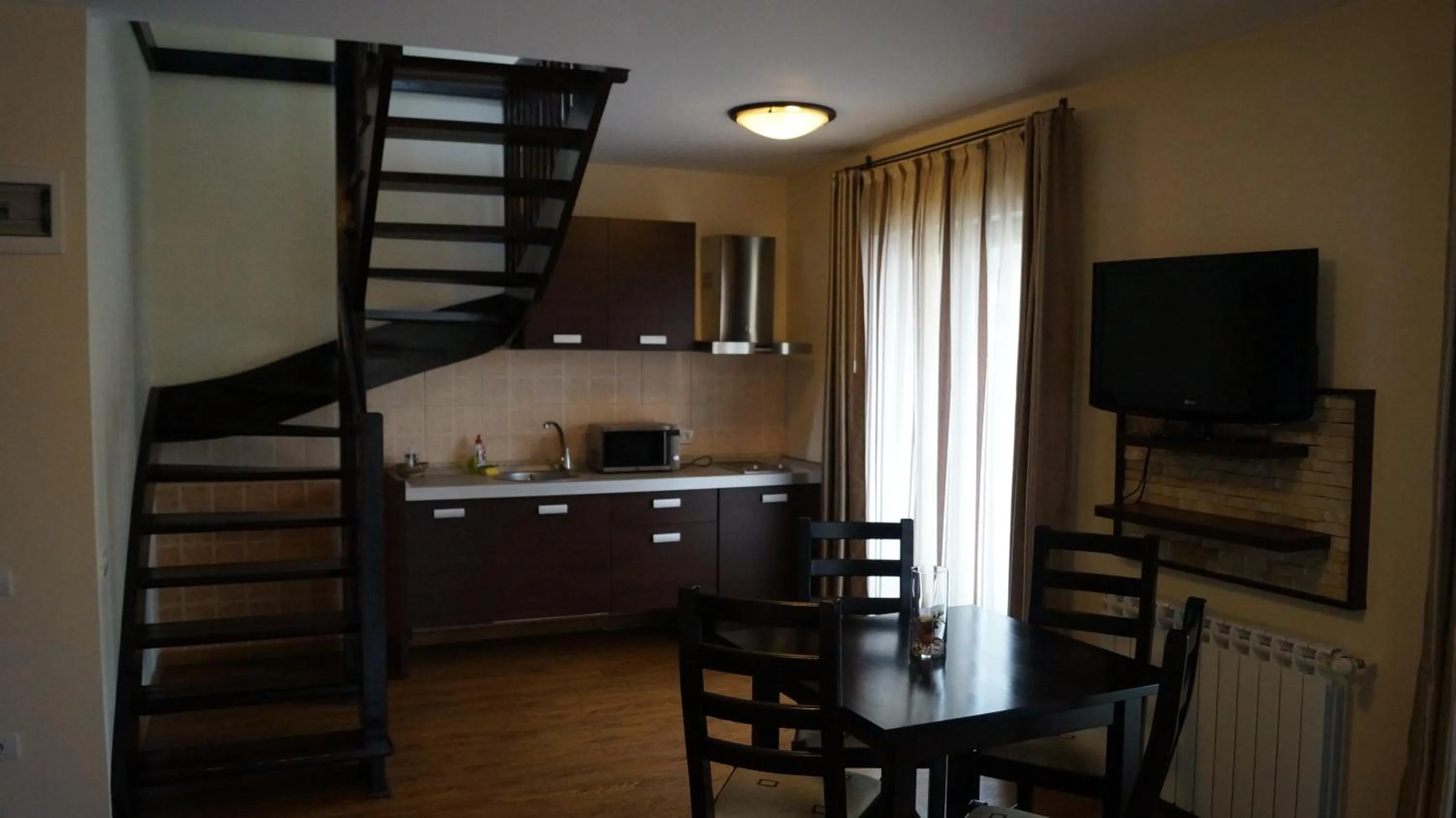 Kitchen or kitchenette in Hotel Bucegi