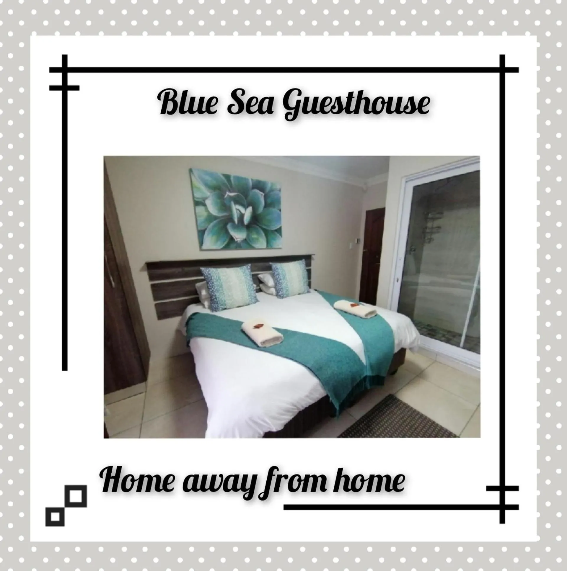 Property logo or sign in Blue Sea Guest House