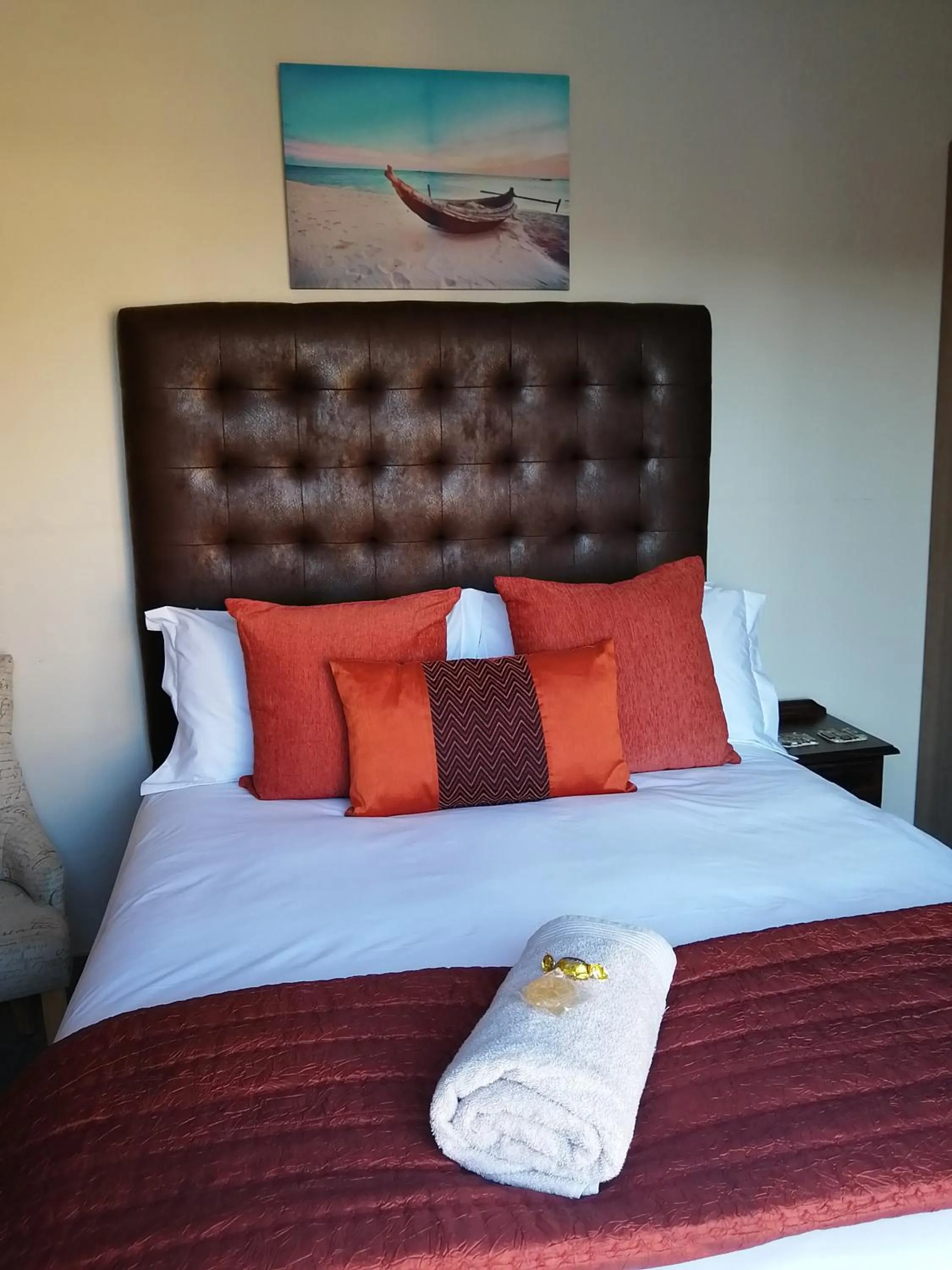 Bed in Blue Sea Guest House