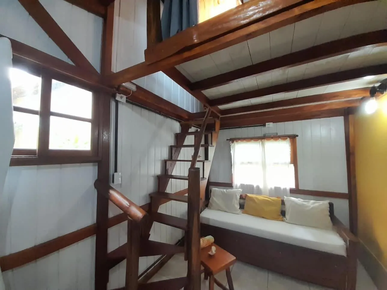 Bed in Recanto das Bromélias Chalés