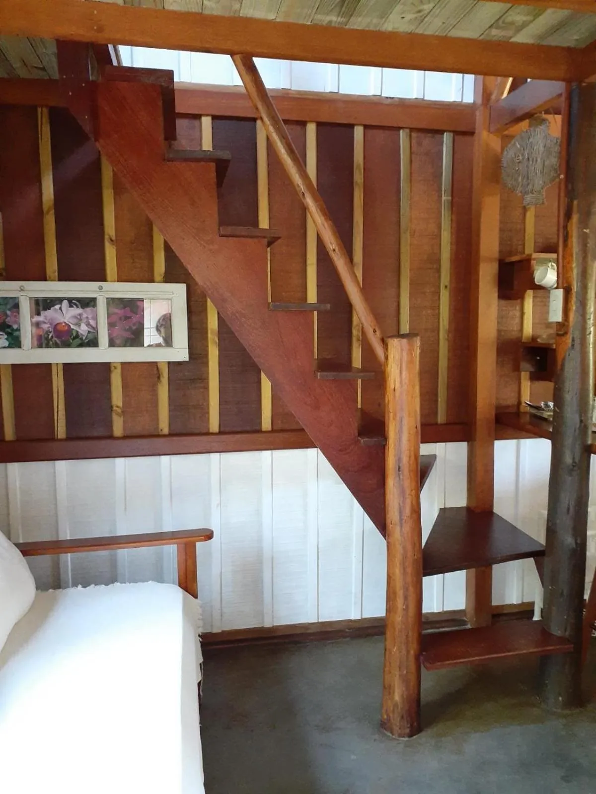 Bed in Recanto das Bromélias Chalés