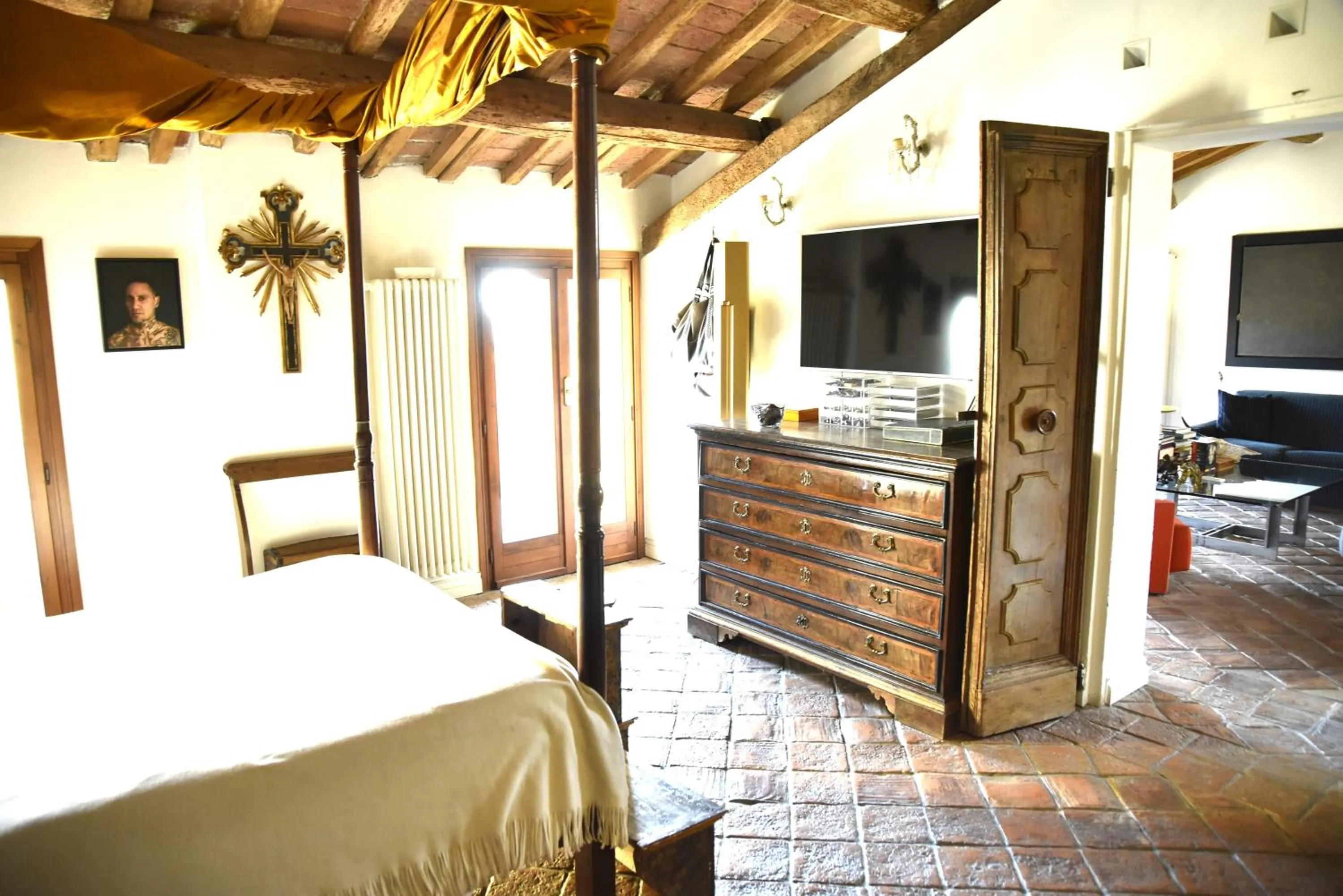 Bed in Cesare Magli & Figli Residenza D'Epoca Luxury Rooms