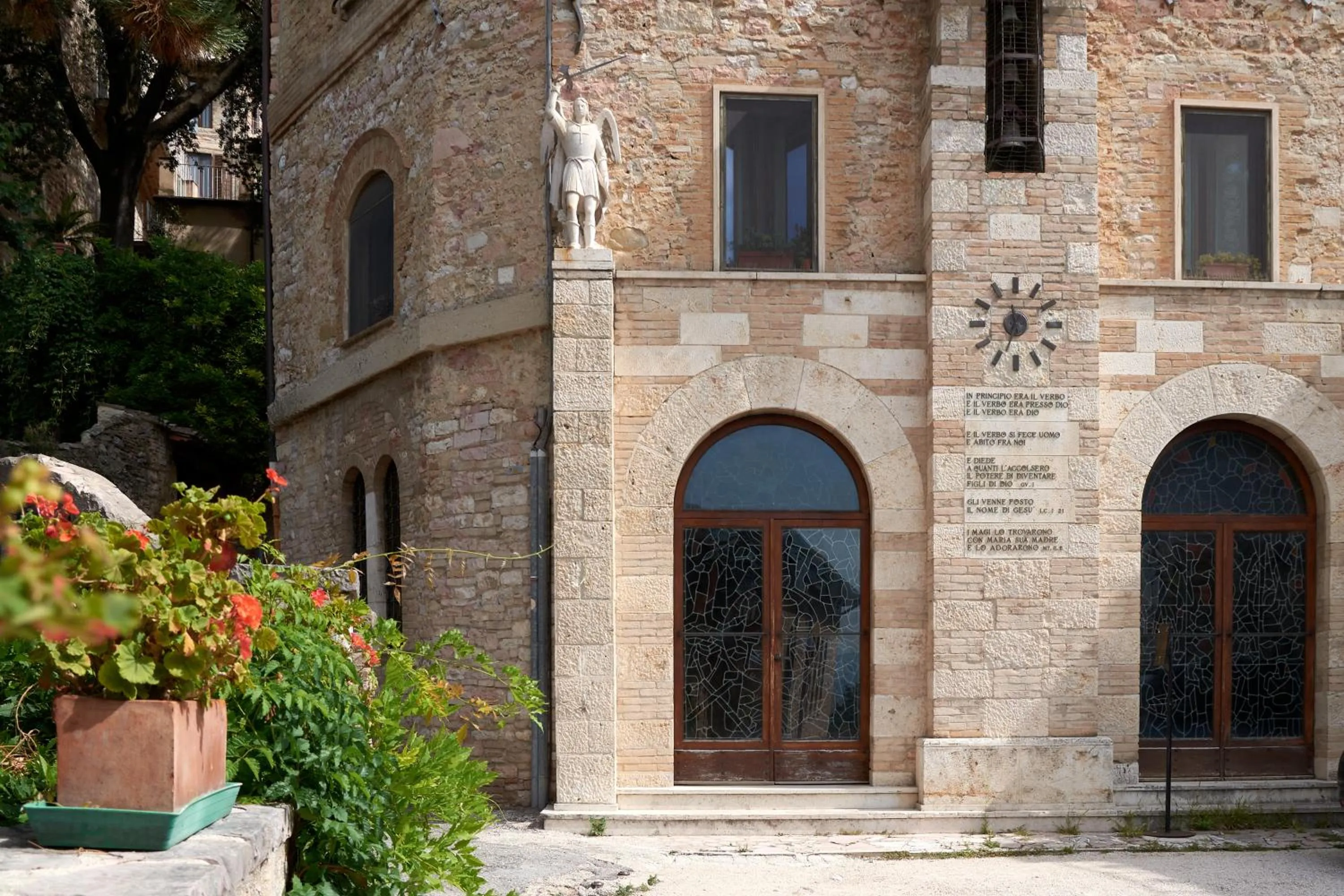 Landmark view in Cittadella Laudato Si'