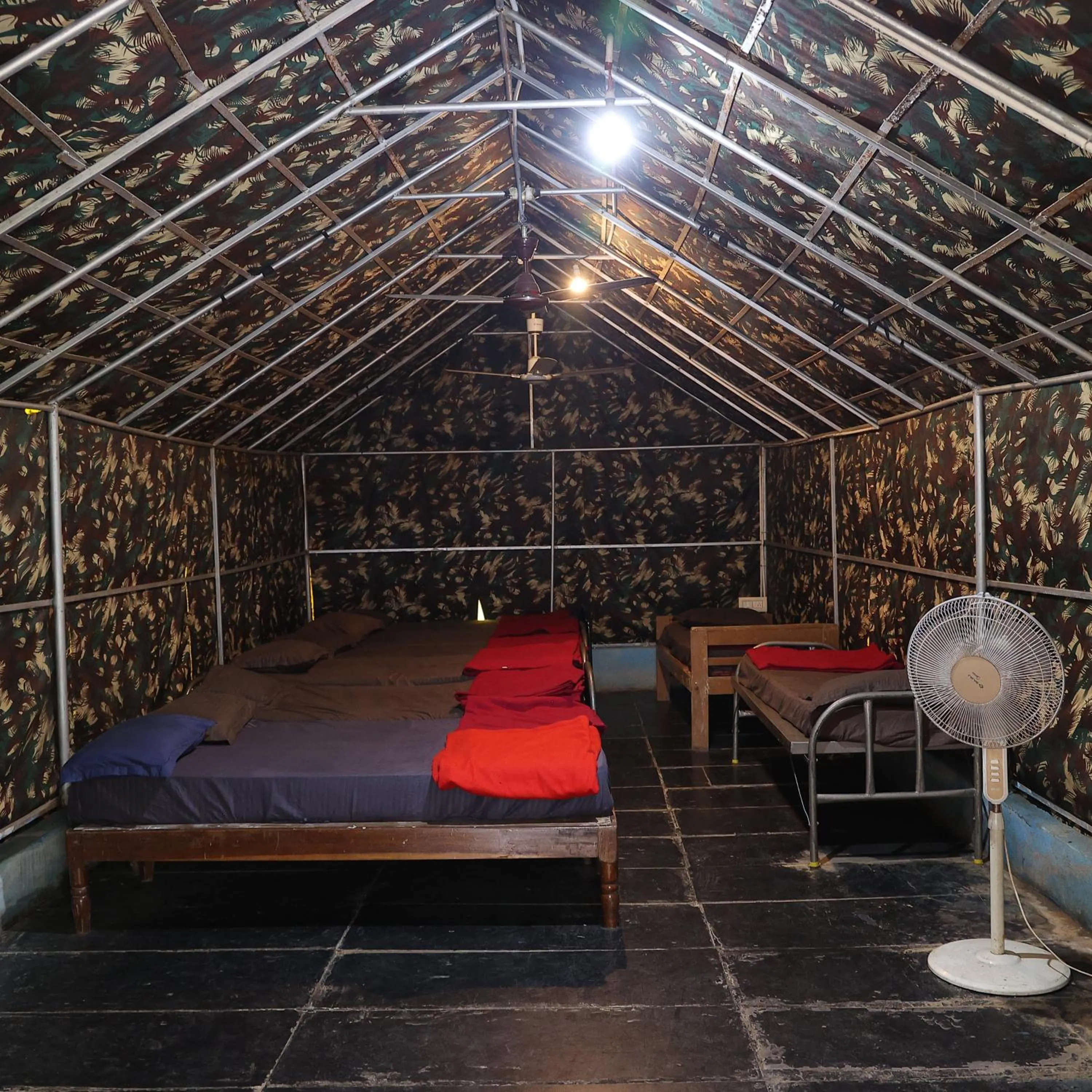 Bed in Farmers Son CampingGround