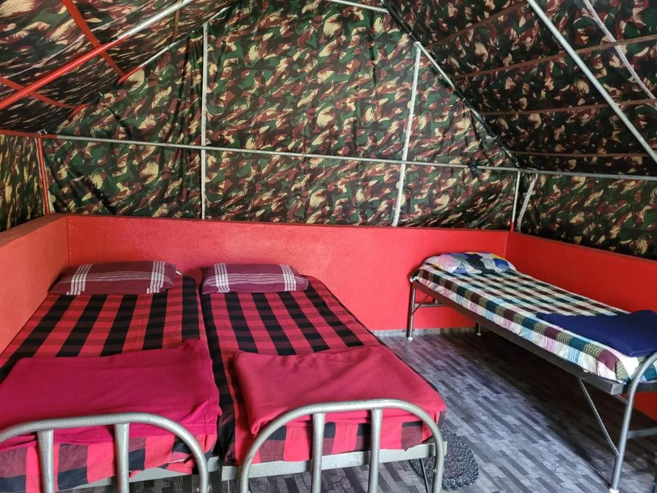 Bed in Farmers Son CampingGround