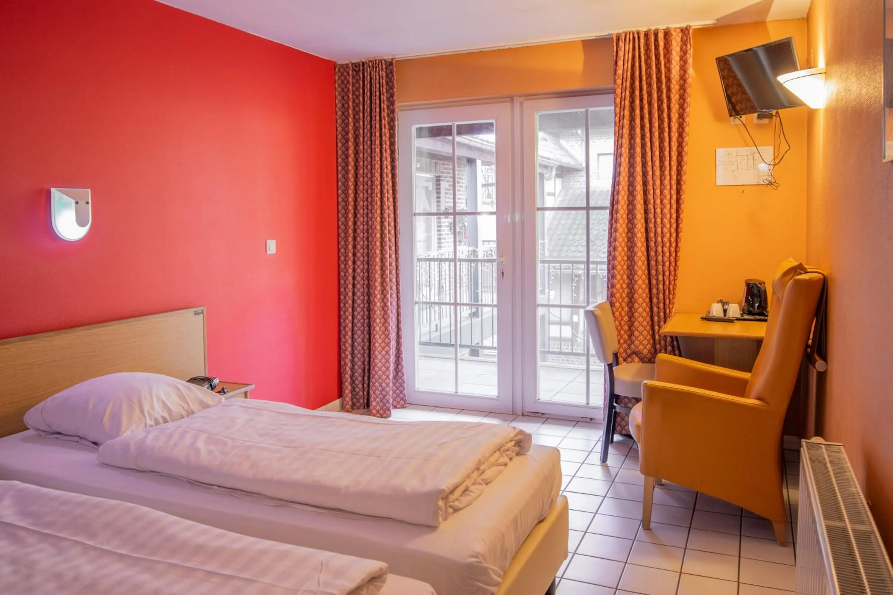 Bed in Blanckthys Hotel Voeren