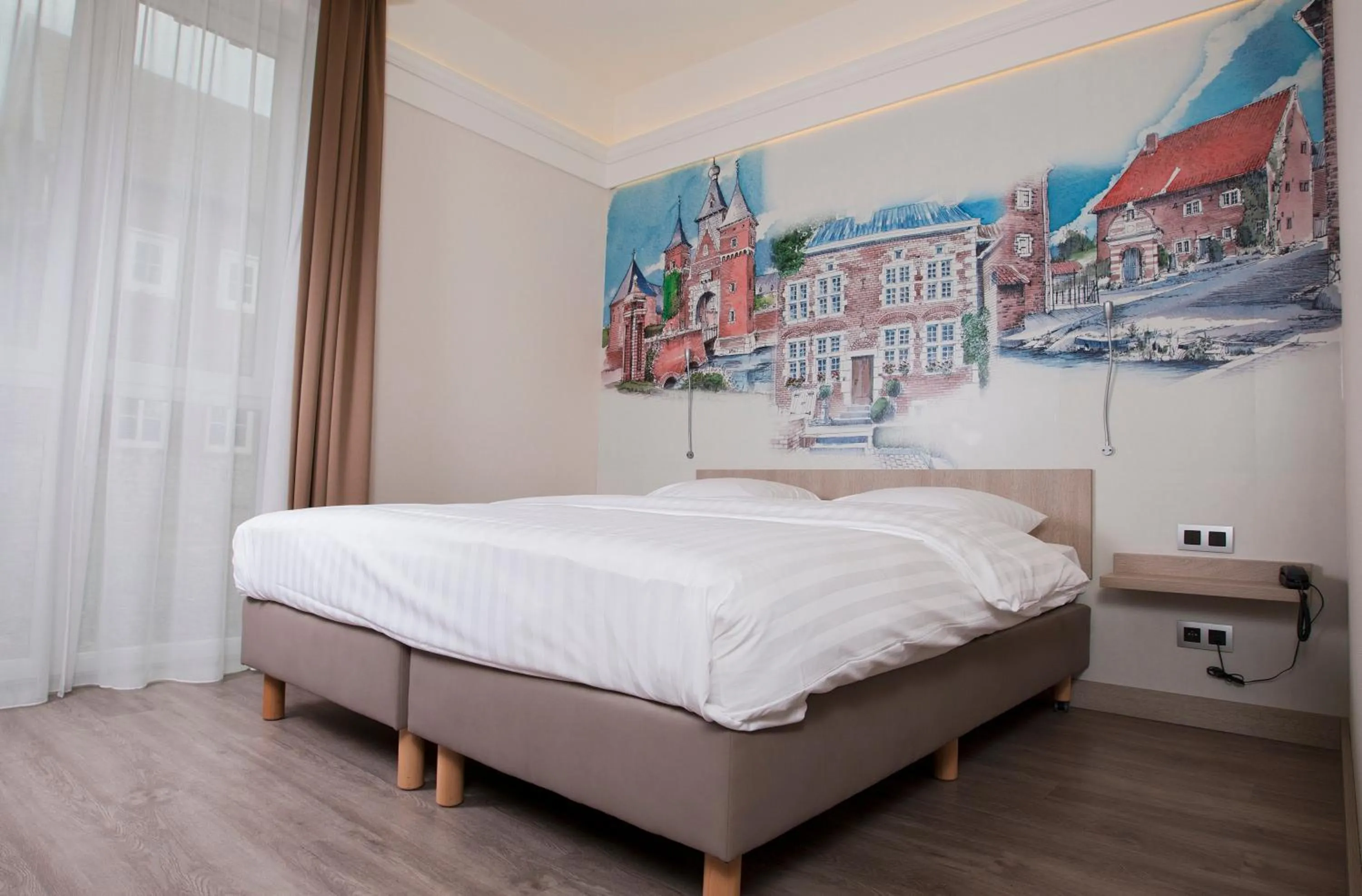 Bed in Blanckthys Hotel Voeren