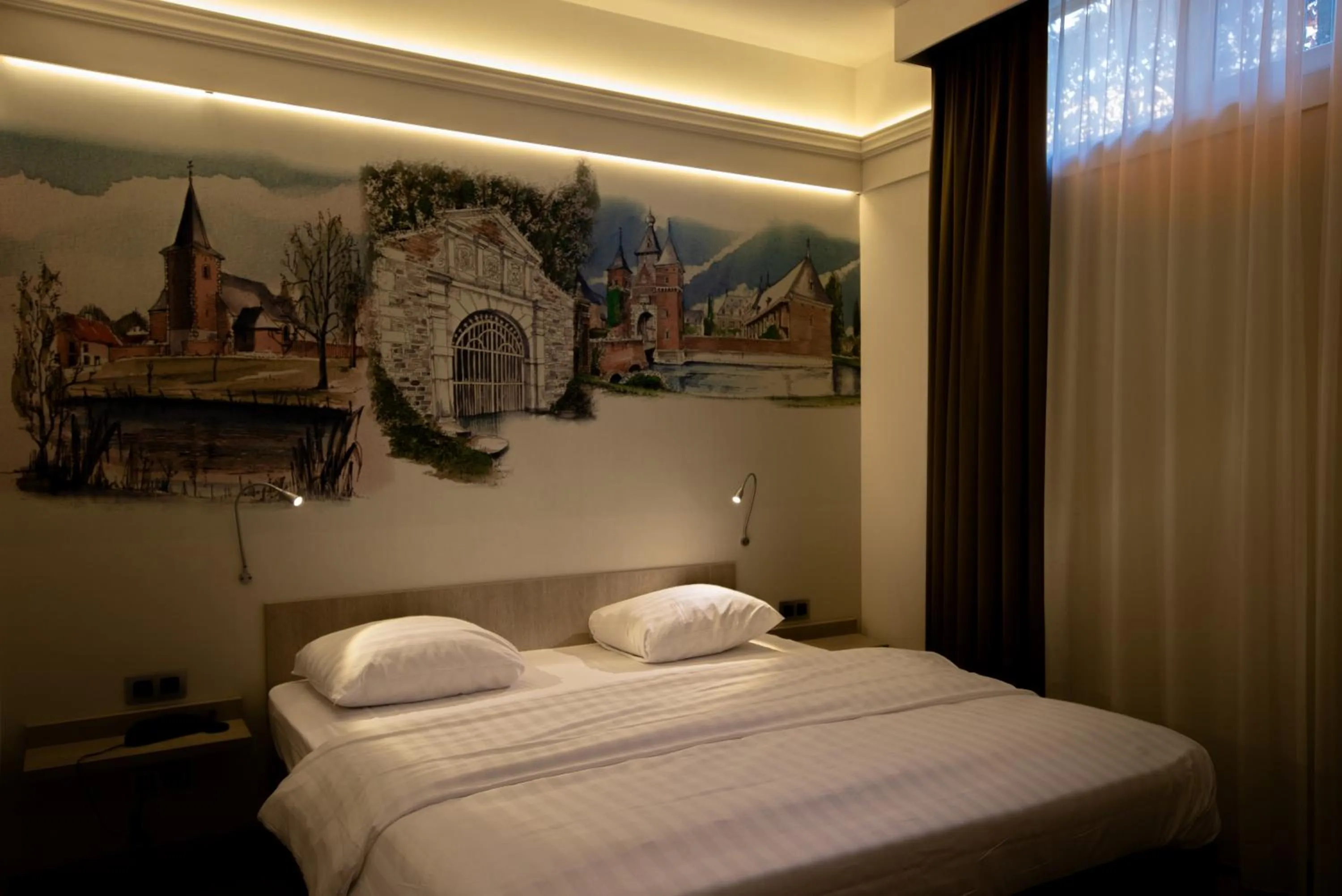 Bed in Blanckthys Hotel Voeren