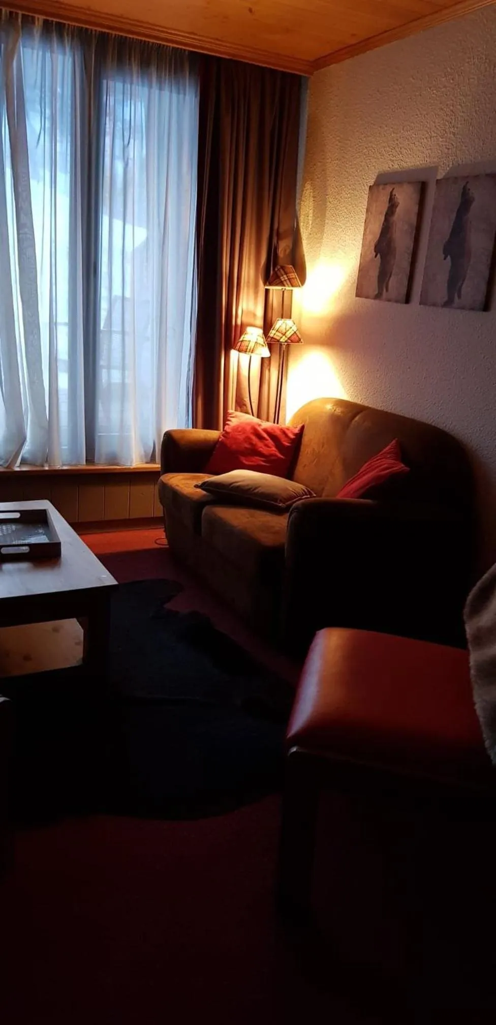 Living room, Bed in Hotel Le Druos