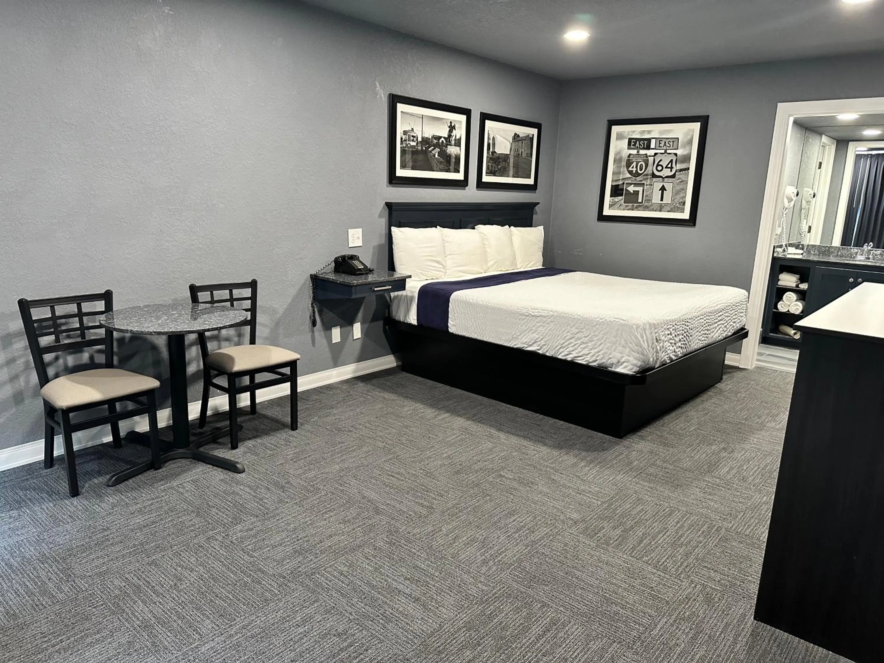 Bed in Interstate Inn