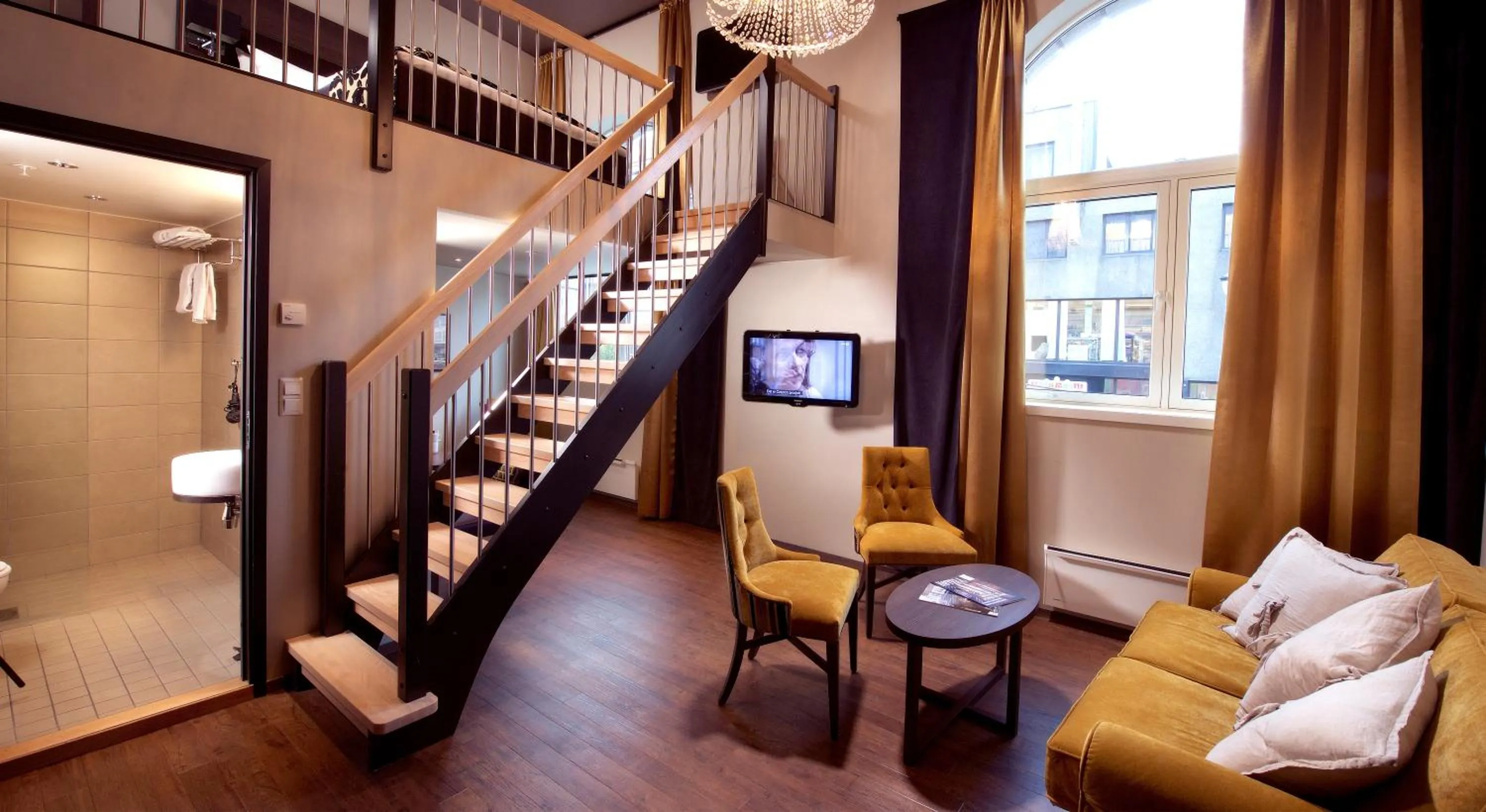 Seating area in Banken Hotel
