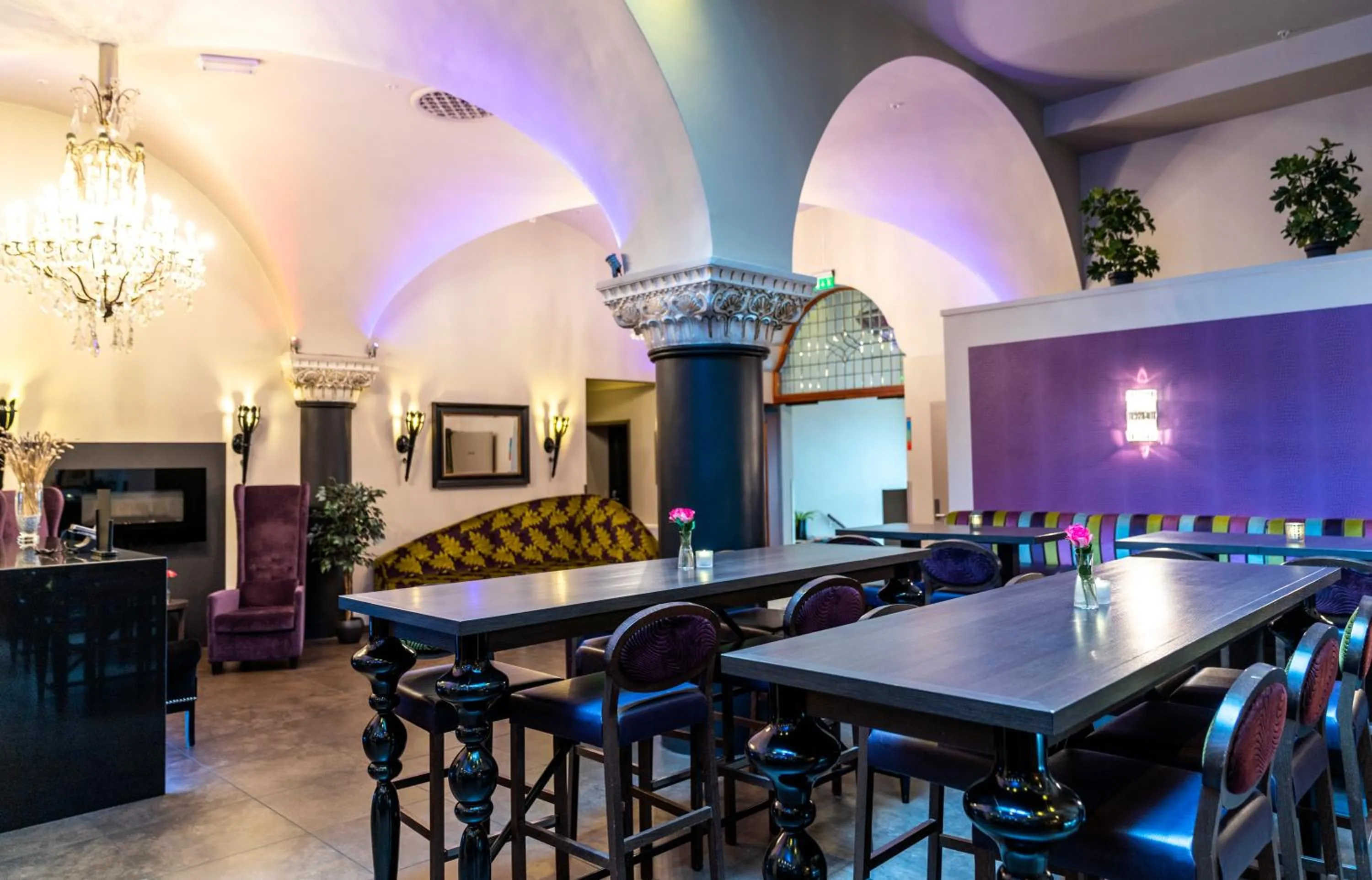 Seating area in Banken Hotel