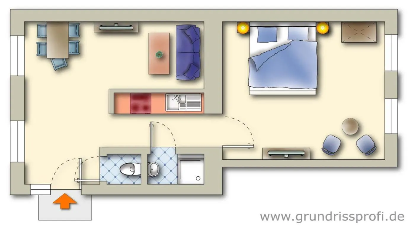 Floor plan in Appartements Ferchergasse