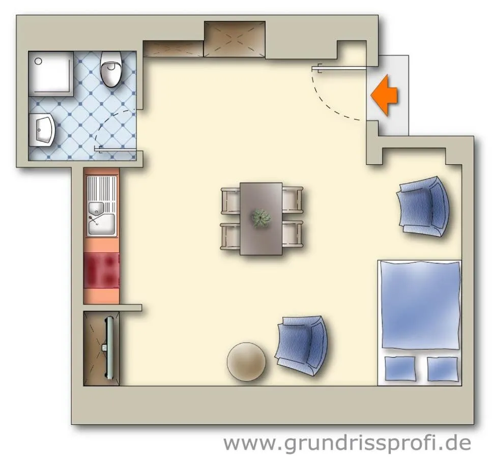 Floor plan in Appartements Ferchergasse