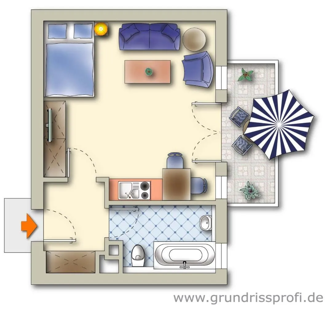 Floor plan in Appartements Ferchergasse