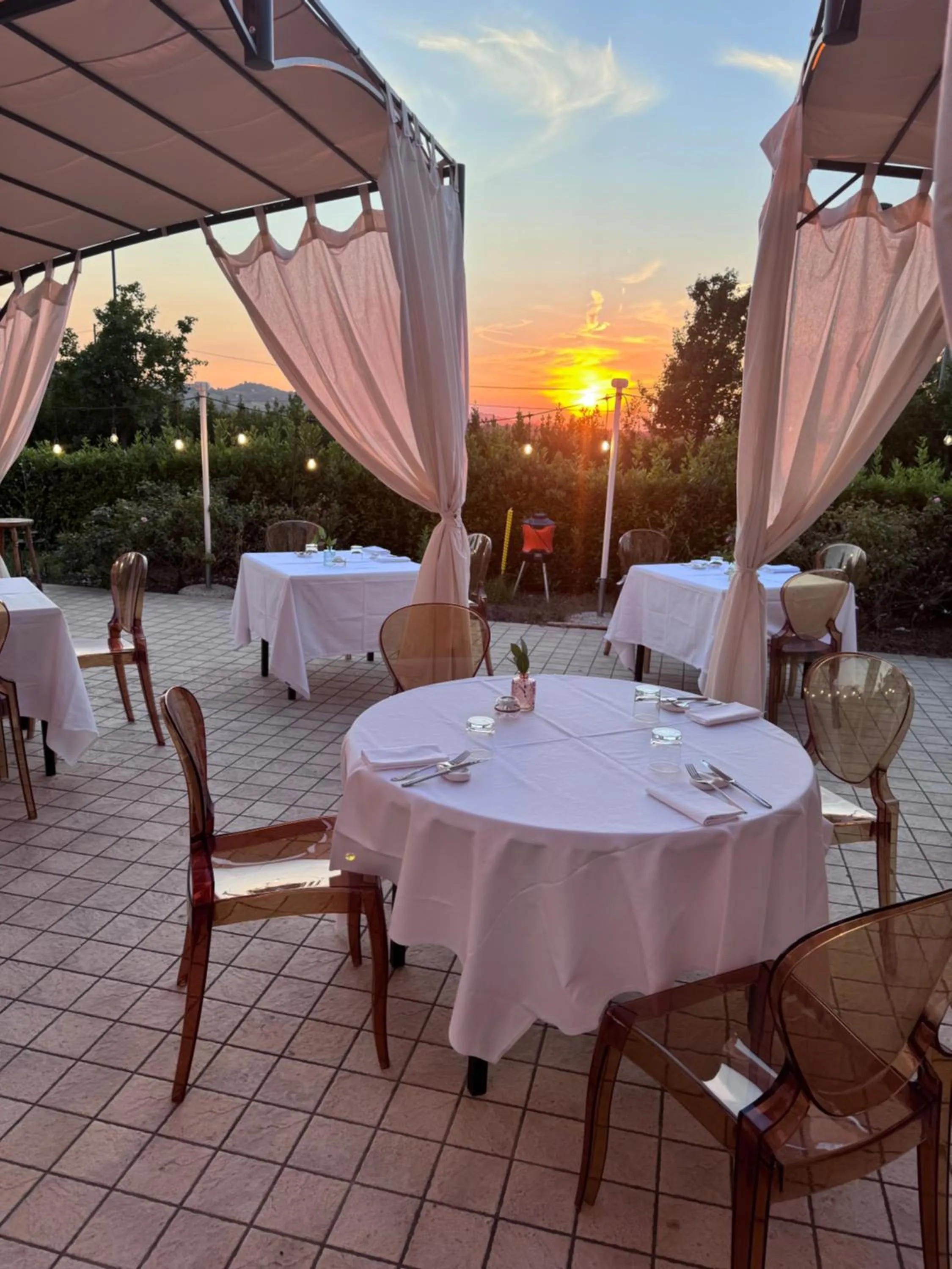 Garden view in Grand Hotel Forlì