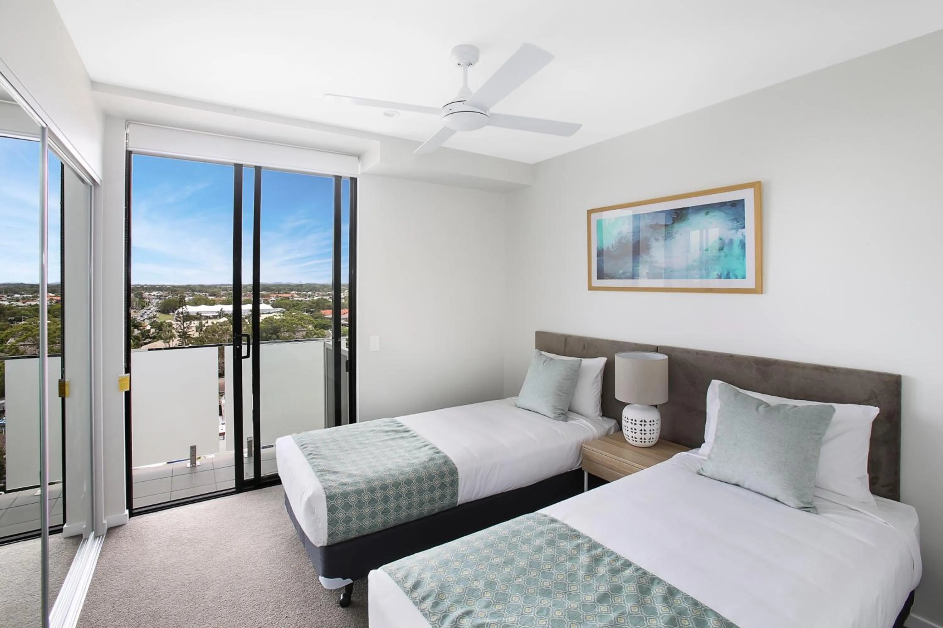 Bedroom, Bed in Direct Collective - Sea Breeze Mooloolaba