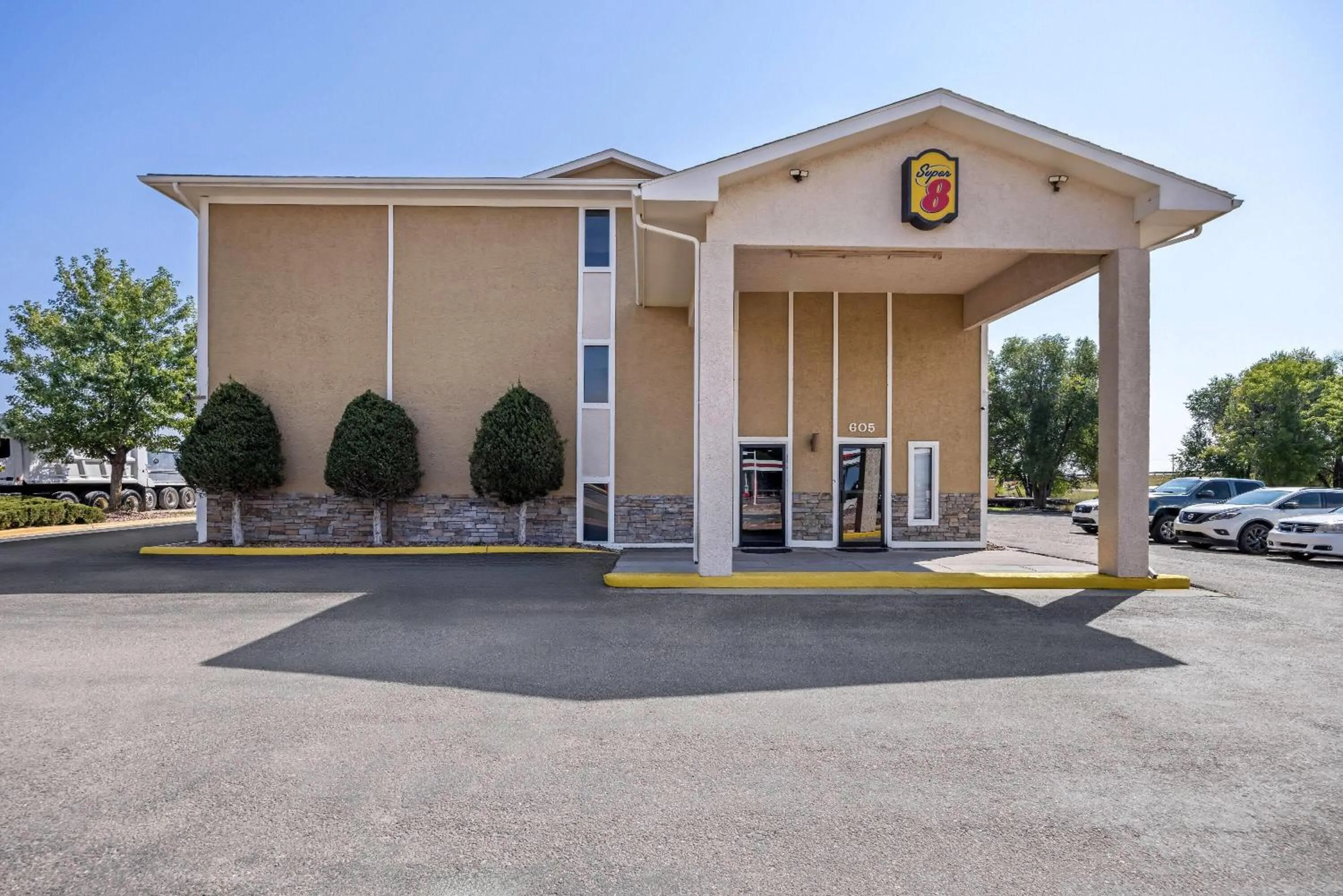 Property building in Super 8 by Wyndham Colorado Springs Peterson Space Force