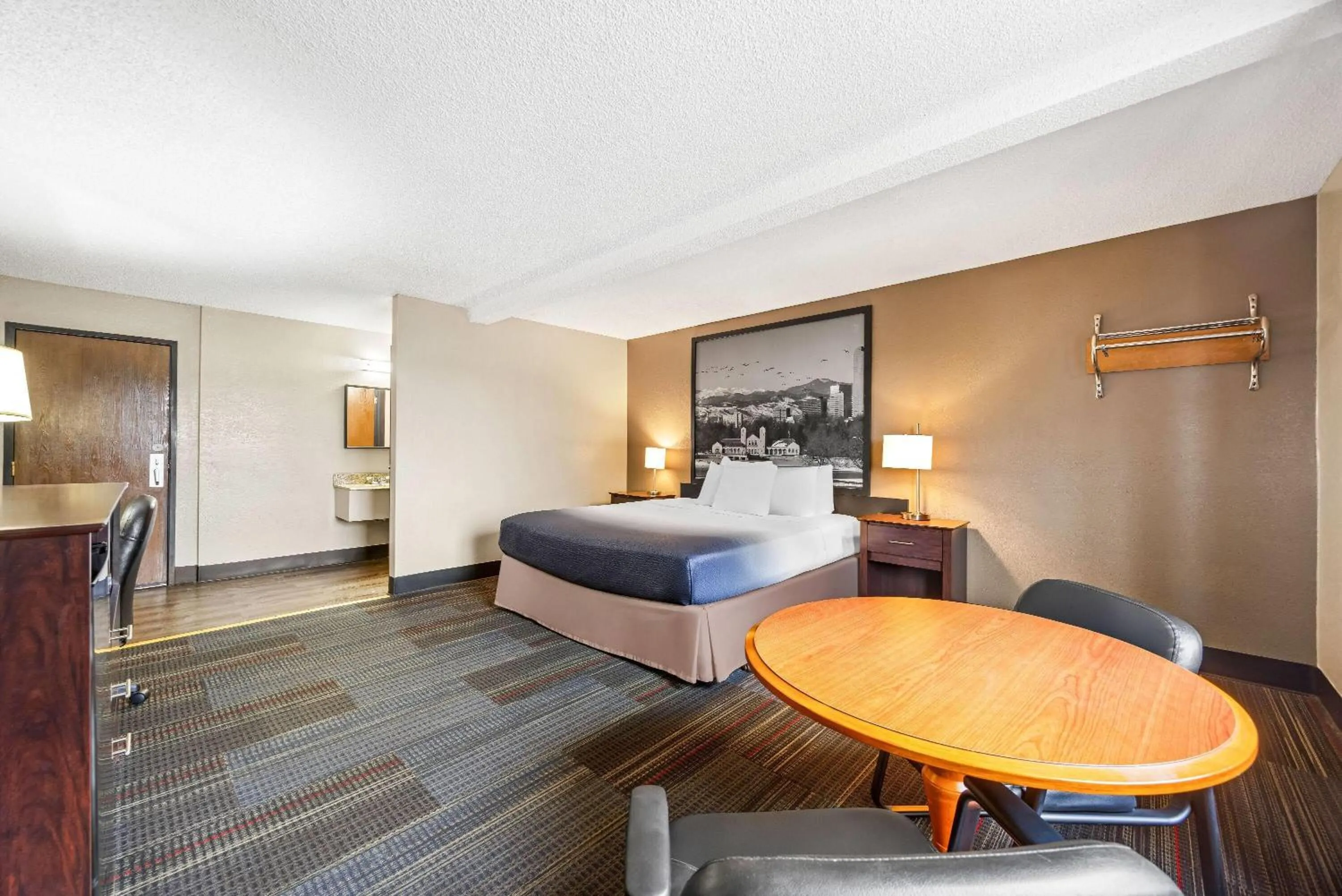 Bed in Super 8 by Wyndham Colorado Springs Peterson Space Force