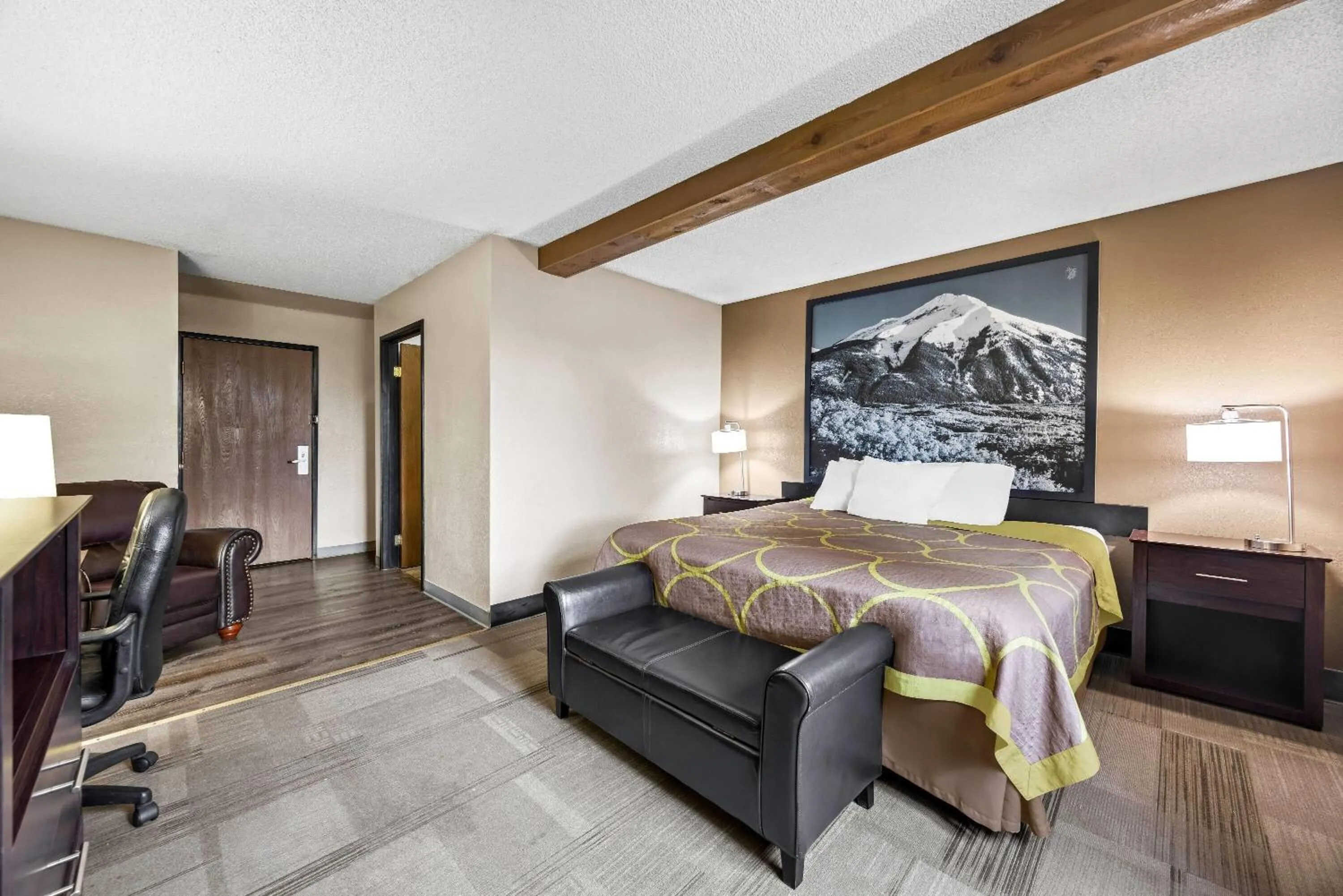 Bed in Super 8 by Wyndham Colorado Springs Peterson Space Force