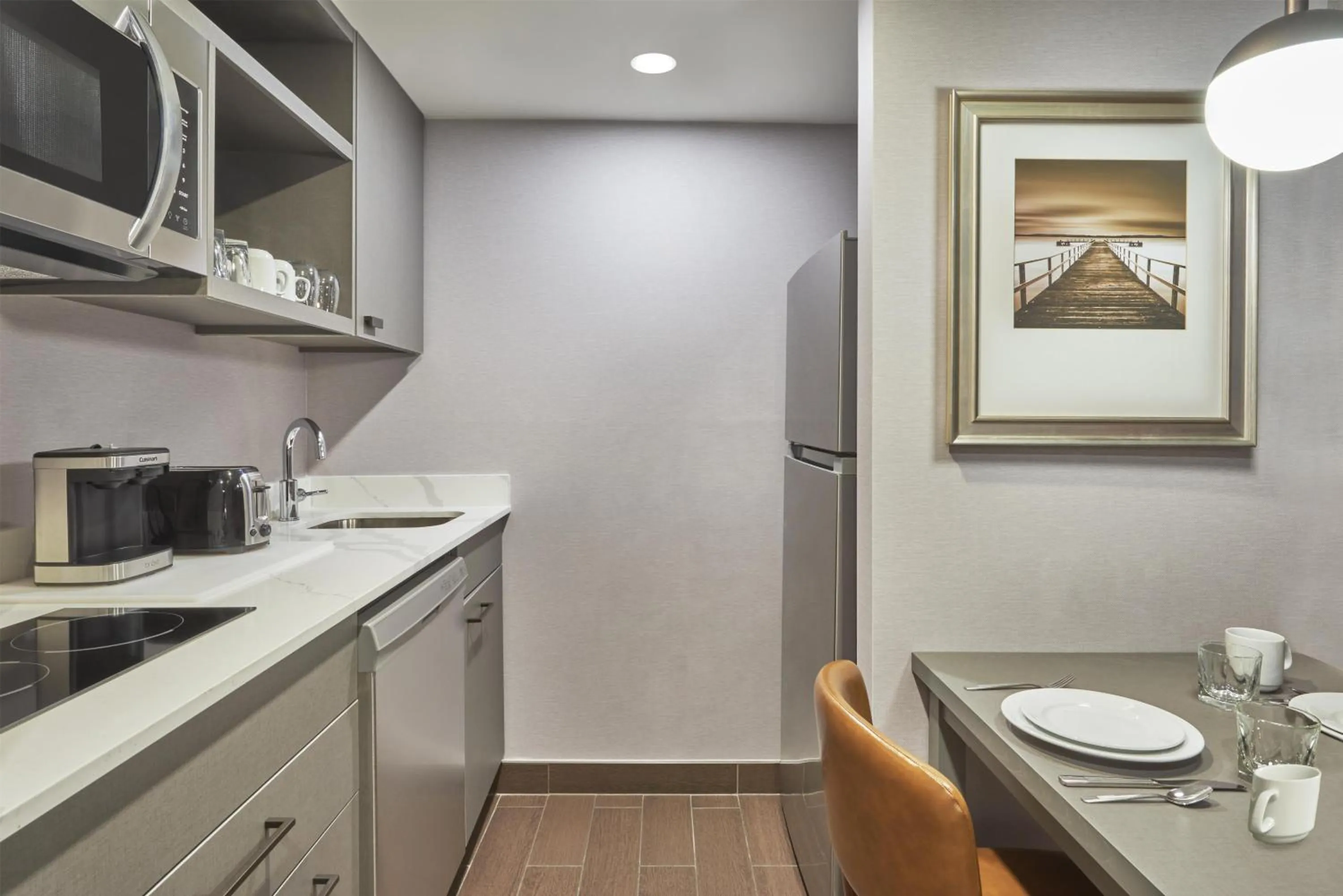 Kitchen or kitchenette in Homewood Suites by Hilton Toronto Vaughan