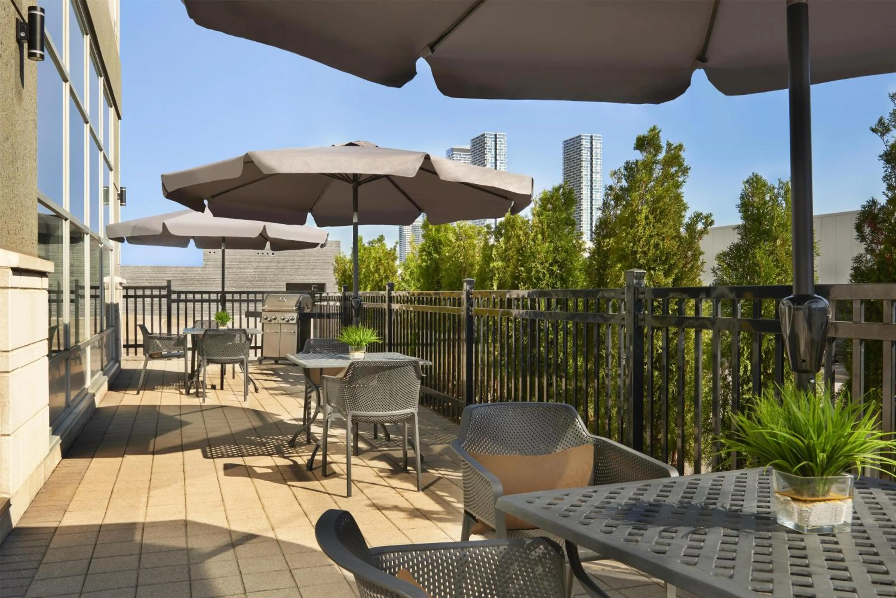 Patio in Homewood Suites by Hilton Toronto Vaughan